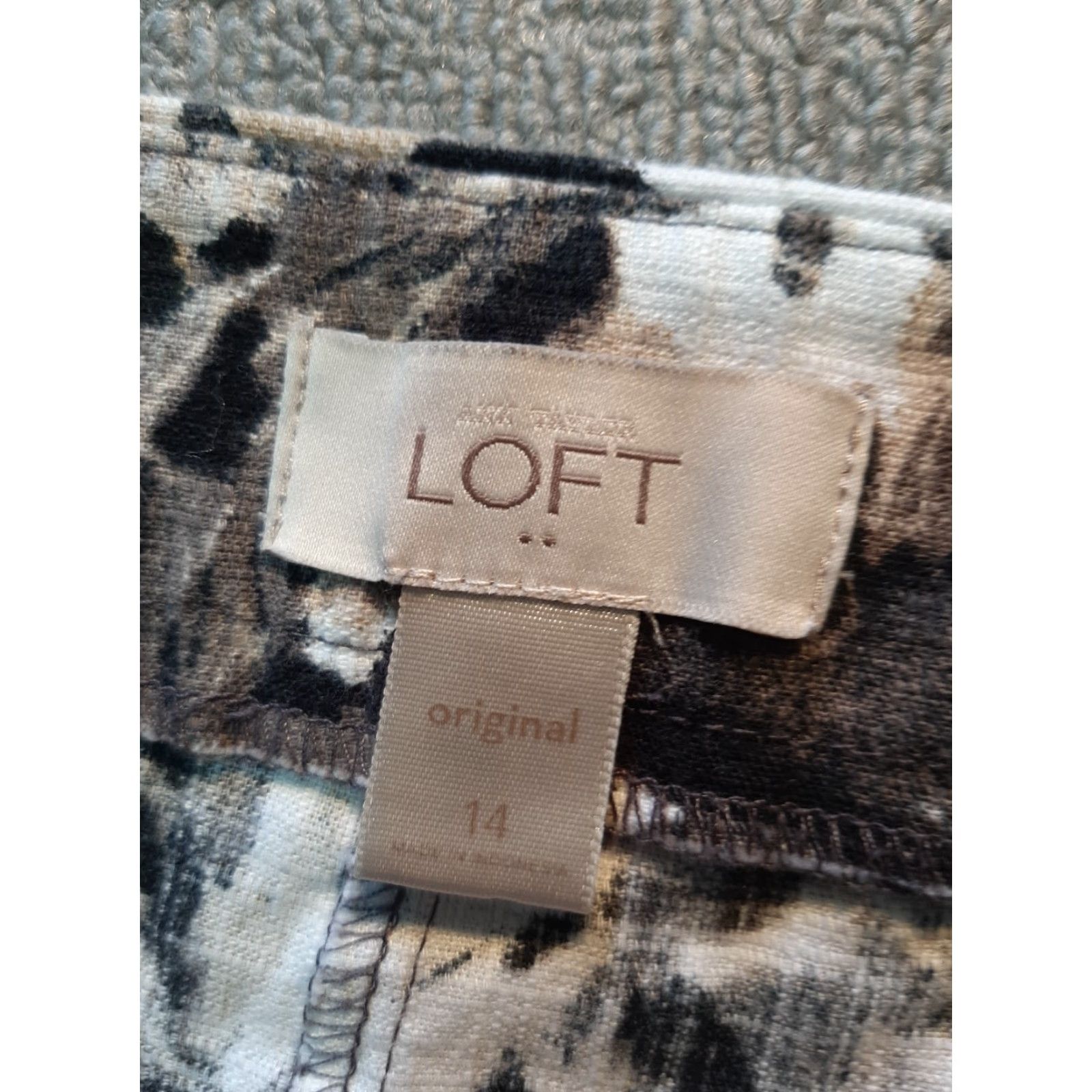 Ann Taylor Ann Taylor Loft Pants Size 14 Womens Floral Jogger Multicolor Regular Casual Pants Womens Size 36" / US 14 / IT 50 - 5 Thumbnail