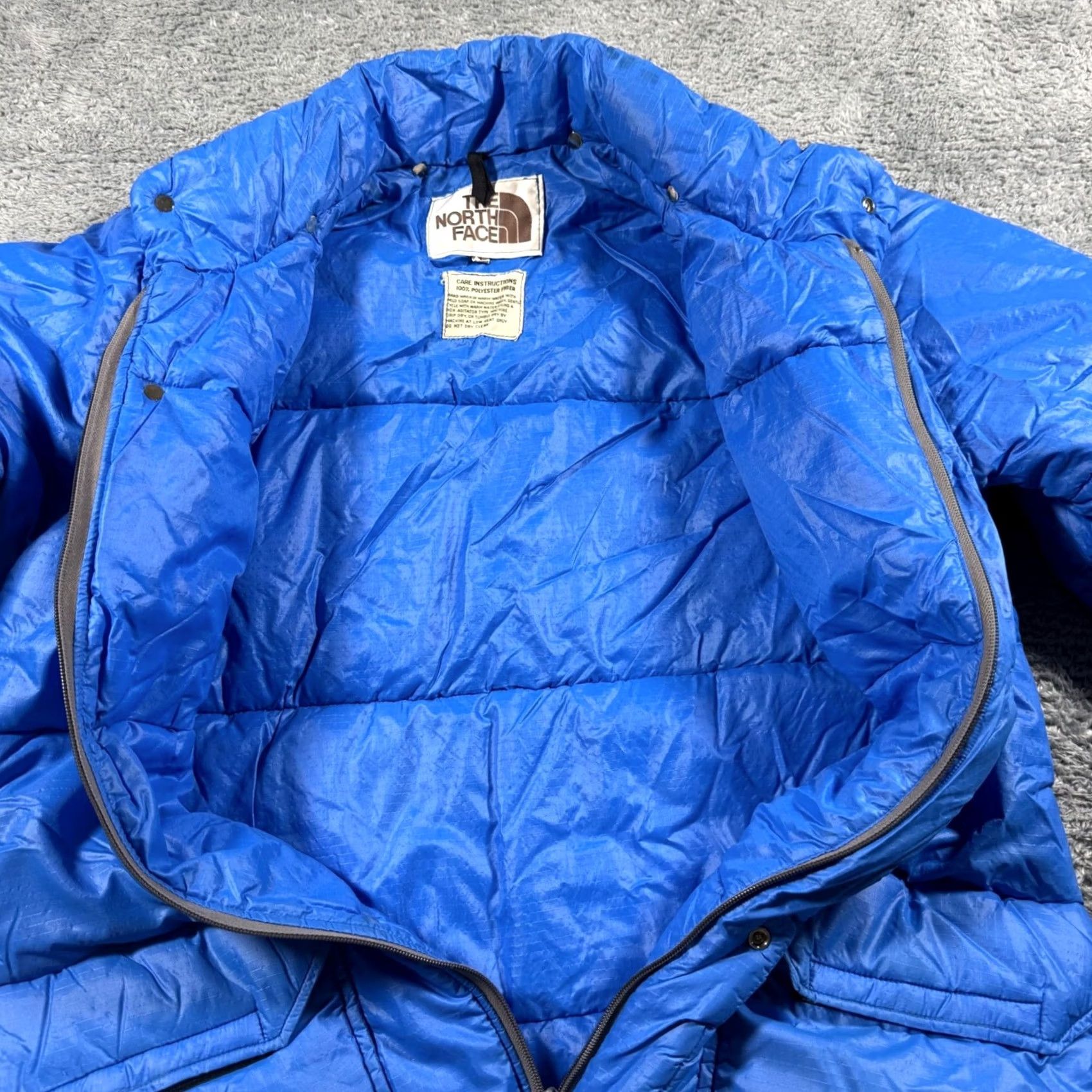 The North Face VINTAGE The North Face Brown Label Jacket Puffer Parka Blue Ripstop XL Mens 70s Size US XL / EU 56 / 4 - 6 Thumbnail