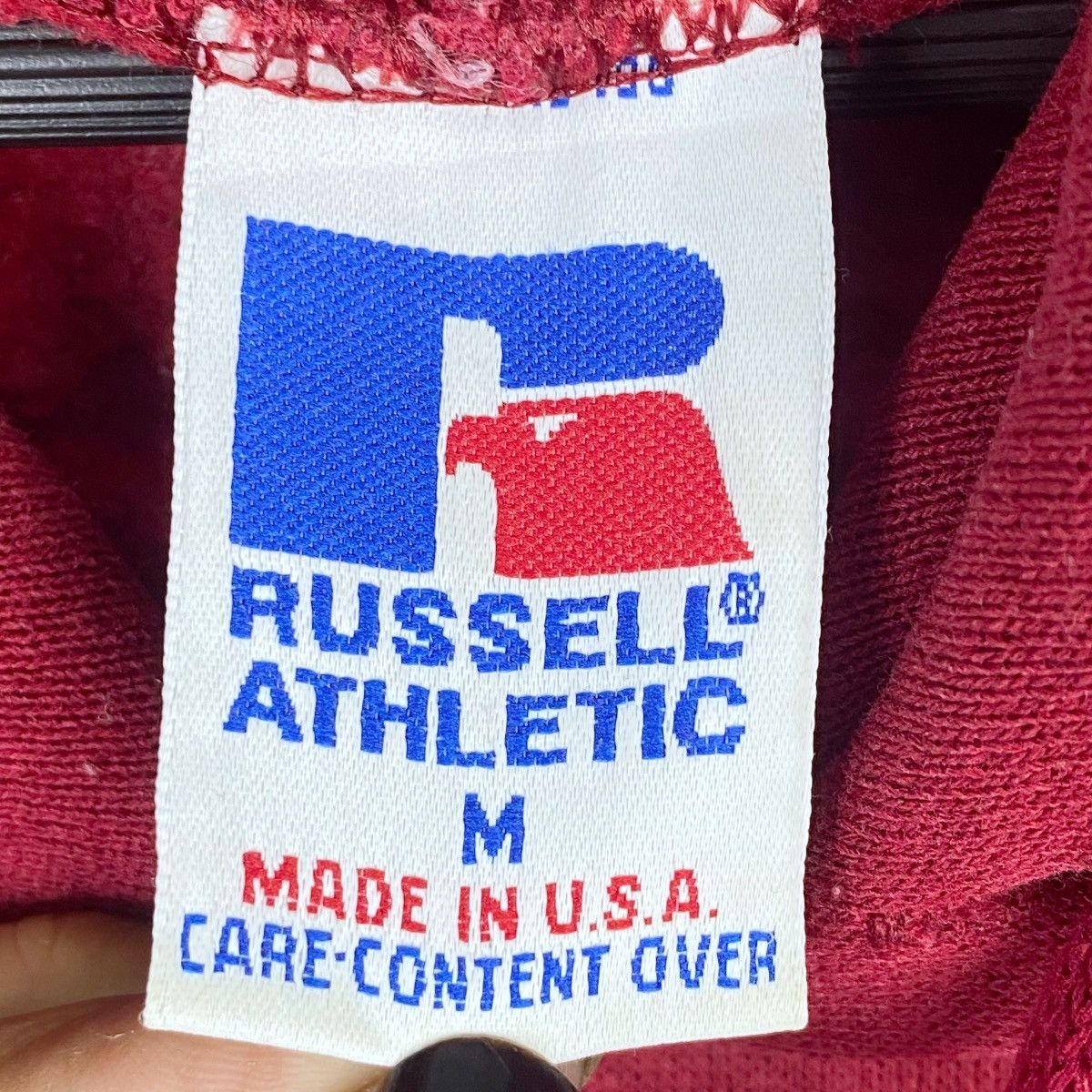 Russell Athletic Russel Athletic Hoodie Red Sweatshirt Pullover Jumper Size US M / EU 48-50 / 2 - 6 Thumbnail