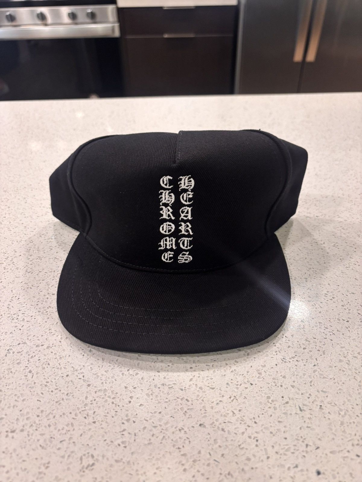 Chrome Hearts Chrome Hearts Vertical Logo Hat Size ONE SIZE - 1 Thumbnail