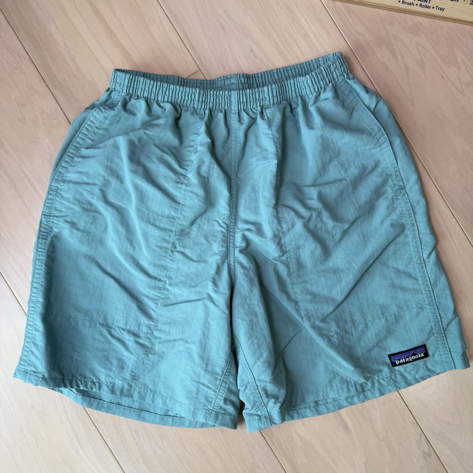 Patagonia Patagonia Baggies Small Teal Lined 7" Long Lightweight Size US 26 / EU 42 - 2 Thumbnail
