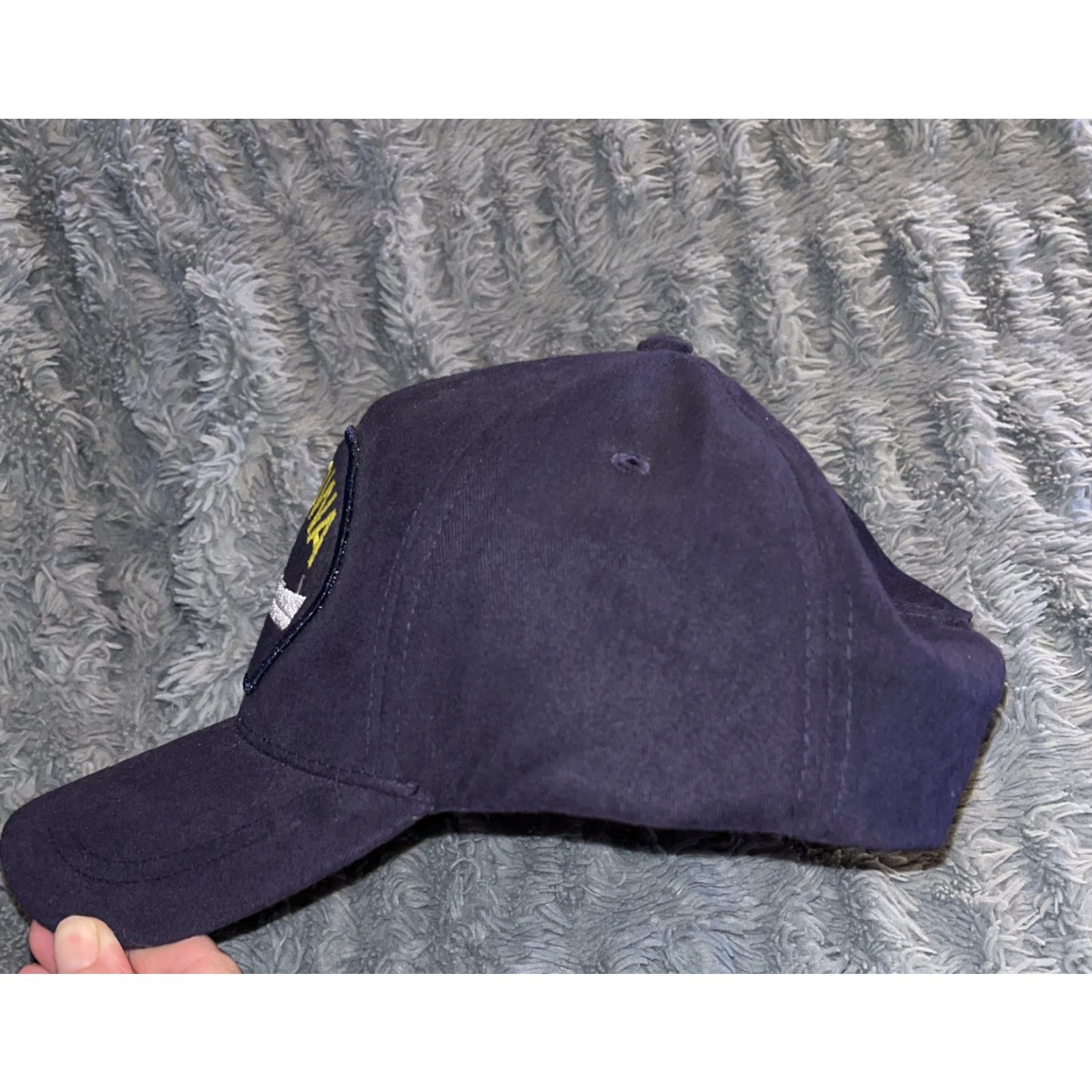 Vintage NEW USS Iowa BB-61 Ships Baseball cap hat Navy Blue USA Made Size ONE SIZE - 4 Thumbnail