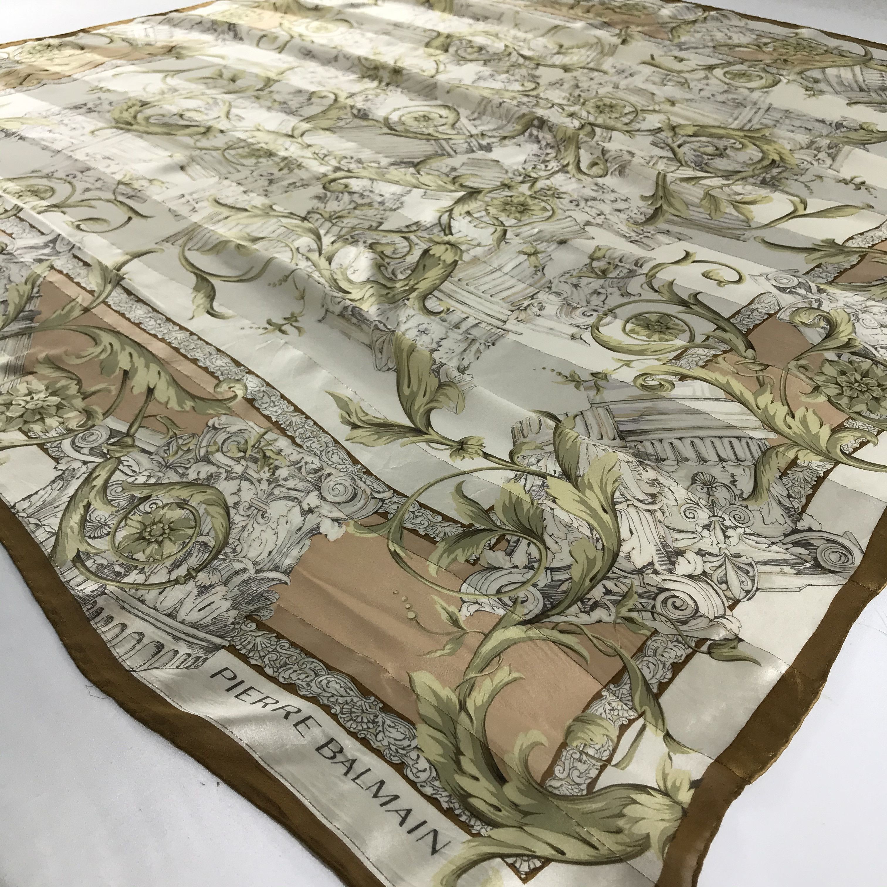 Pierre Balmain Vintage Pierre Balmain Silk Scarf Size ONE SIZE - 3 Thumbnail