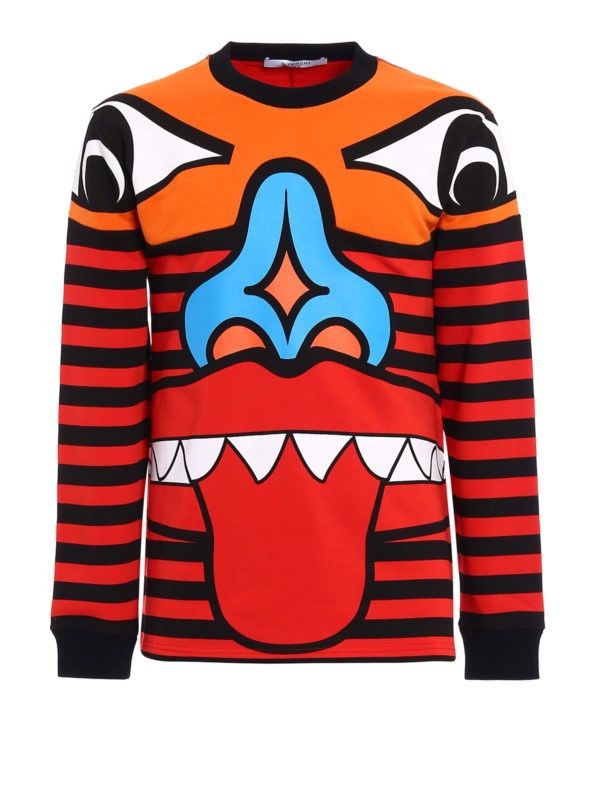 Givenchy Givenchy - F/W ‘17 - Totem Print Cotton Sweatshirt Size US XS / EU 42 / 0 - 20 Thumbnail