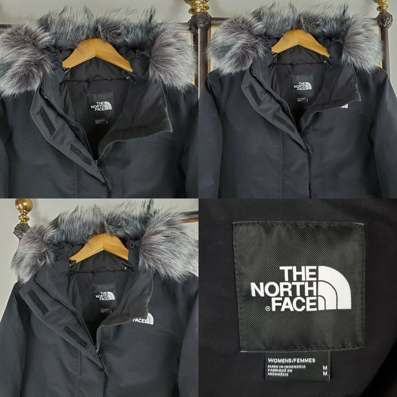 The North Face VINTAGE The North Face Arctic PARKA Jacket Womens Medium Black 550 Down Waterproof Hooded Down Insulated Winter Coat Size M / US 6-8 / IT 42-44 - 8 Thumbnail