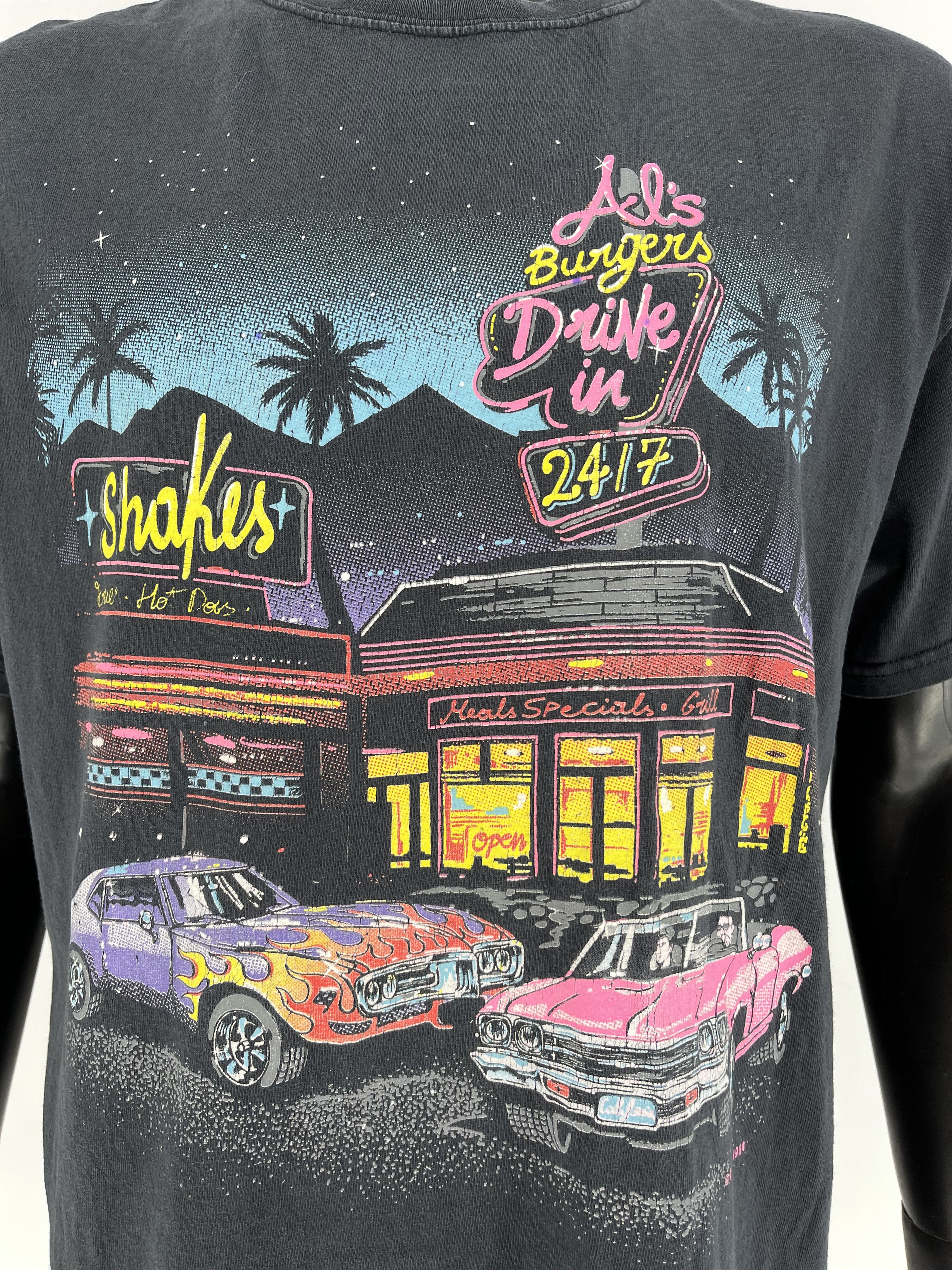 Vintage Vintage 2000 Y2K Black Hot Rod Racing Graphic Tee Fits Large Size US L / EU 52-54 / 3 - 6 Thumbnail