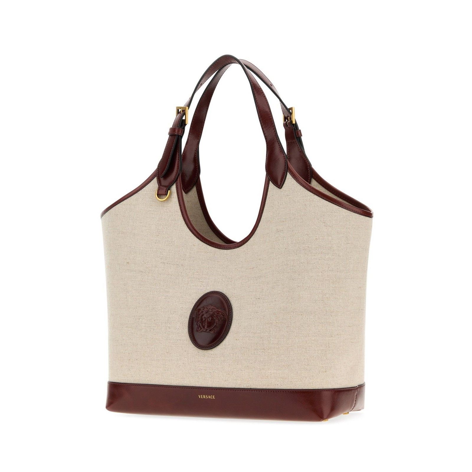 Versace VERSACE Brown Riviere Large Tote Bag New Size ONE SIZE - 2 Thumbnail