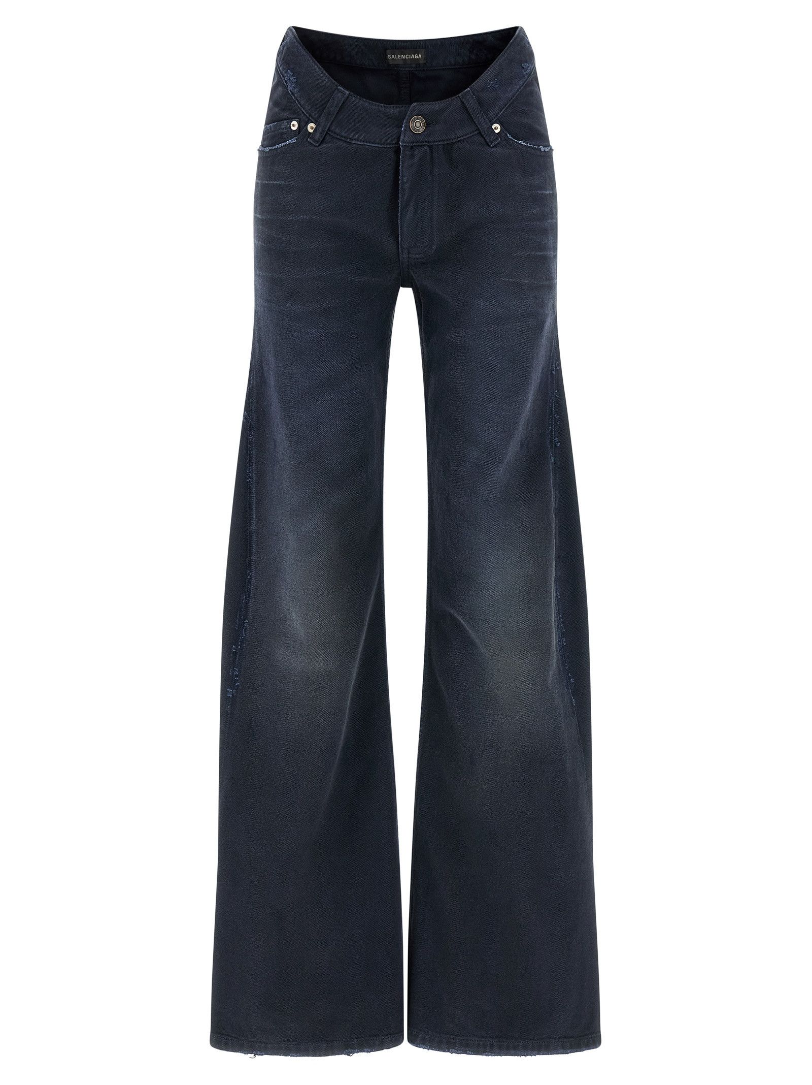 Balenciaga Curved Waist Jeans Size 26" / US 2 / IT 38 - 1 Thumbnail
