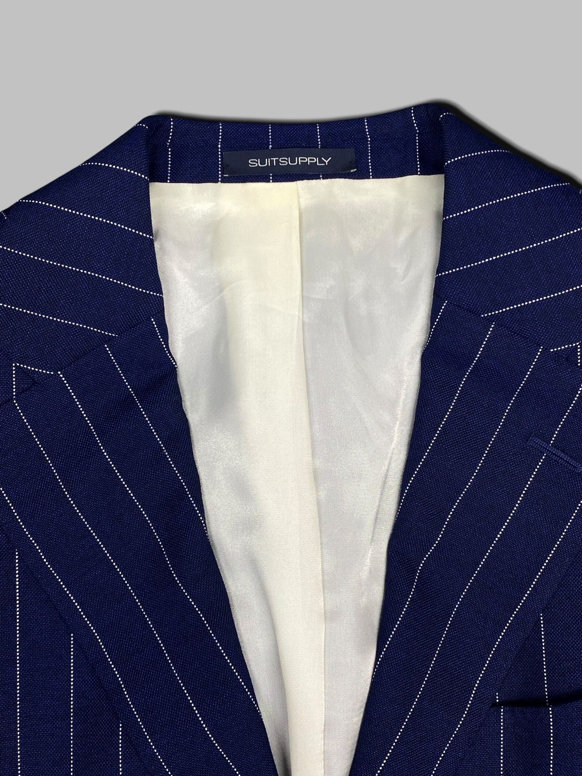 Suitsupply Suitsupply Pinstripes Suit La Spalla Single Breasted Size 40R - 14 Thumbnail