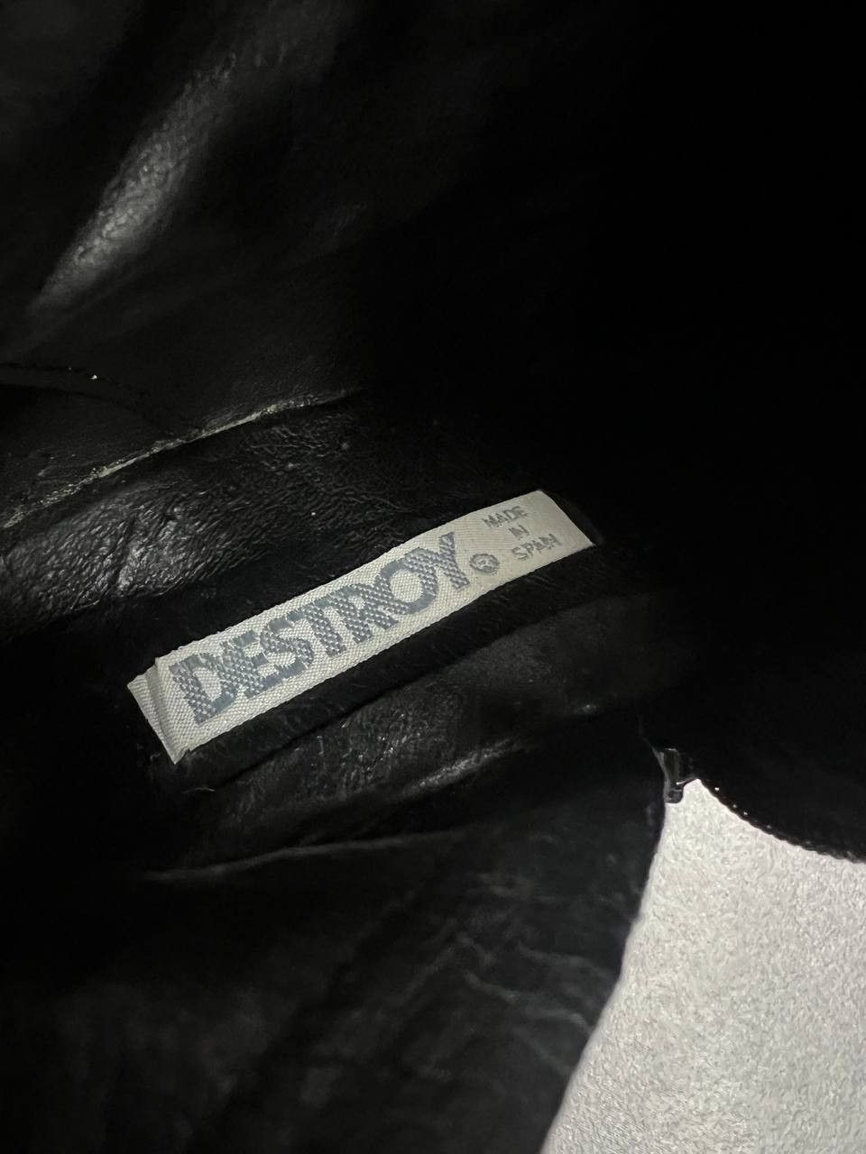 Japanese Brand New Rock A.S.98 type Destroy Buckled Belted Stiletto boots Size US 8.5 / IT 38.5 - 12 Thumbnail