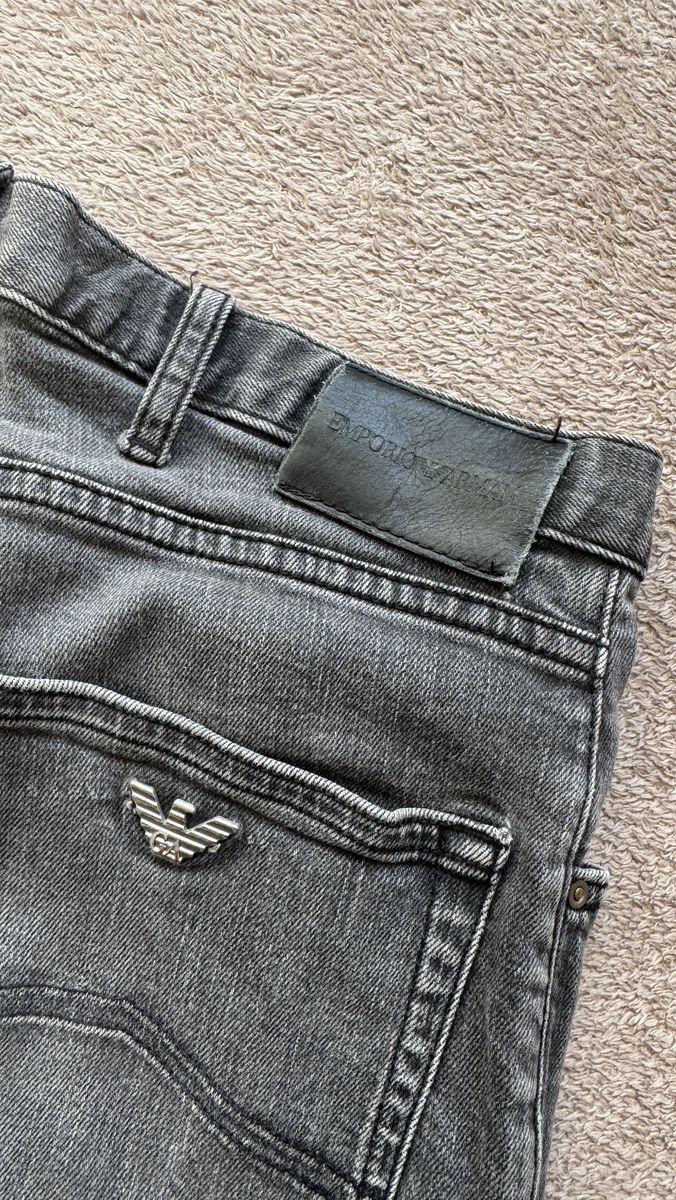 Armani Armani Jeans Straight Y2K Faded Denim LGB amiri acne ysl Size US 30 / EU 46 - 3 Thumbnail