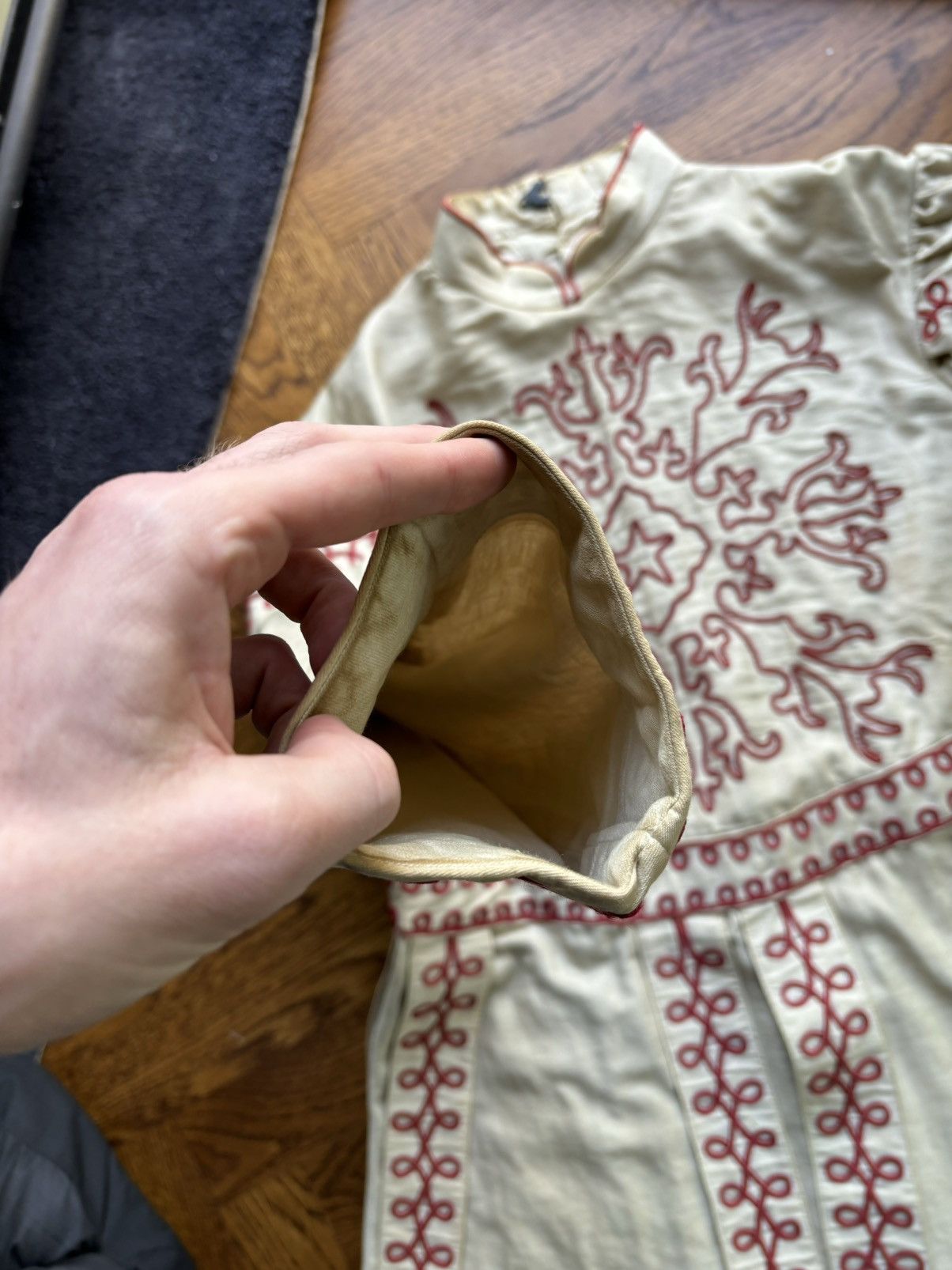 Mason's 1910s Freemasons Tunic Antique Knights Templar Masonic Robe Size US M / EU 48-50 / 2 - 21 Thumbnail