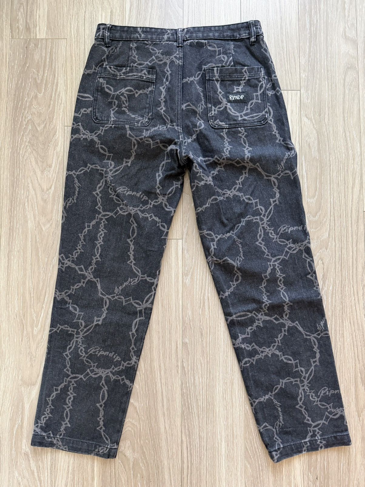 RIPNDIP Ripndip wire printed jeans Size US 32 / EU 48 - 4 Thumbnail