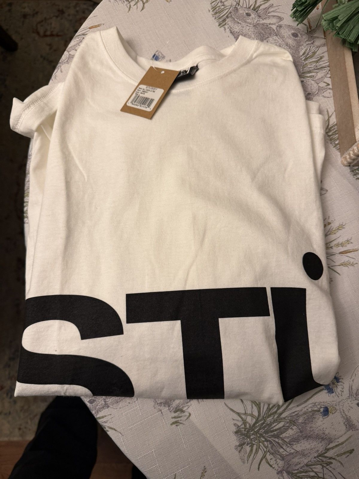 Stussy Stussy All Caps L/S Tee Size US L / EU 52-54 / 3 - 3 Thumbnail
