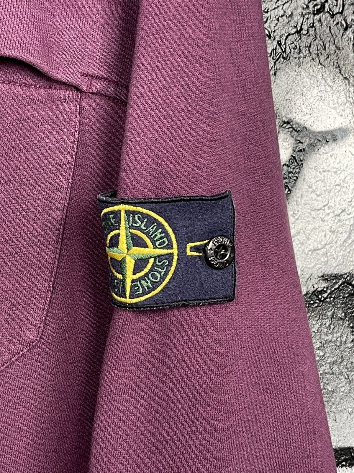 Stone Island Stone Island Purple Crewneck Pocket Sweatshirt Mens Size 3XL Size US XXL / EU 58 / 5 - 5 Thumbnail
