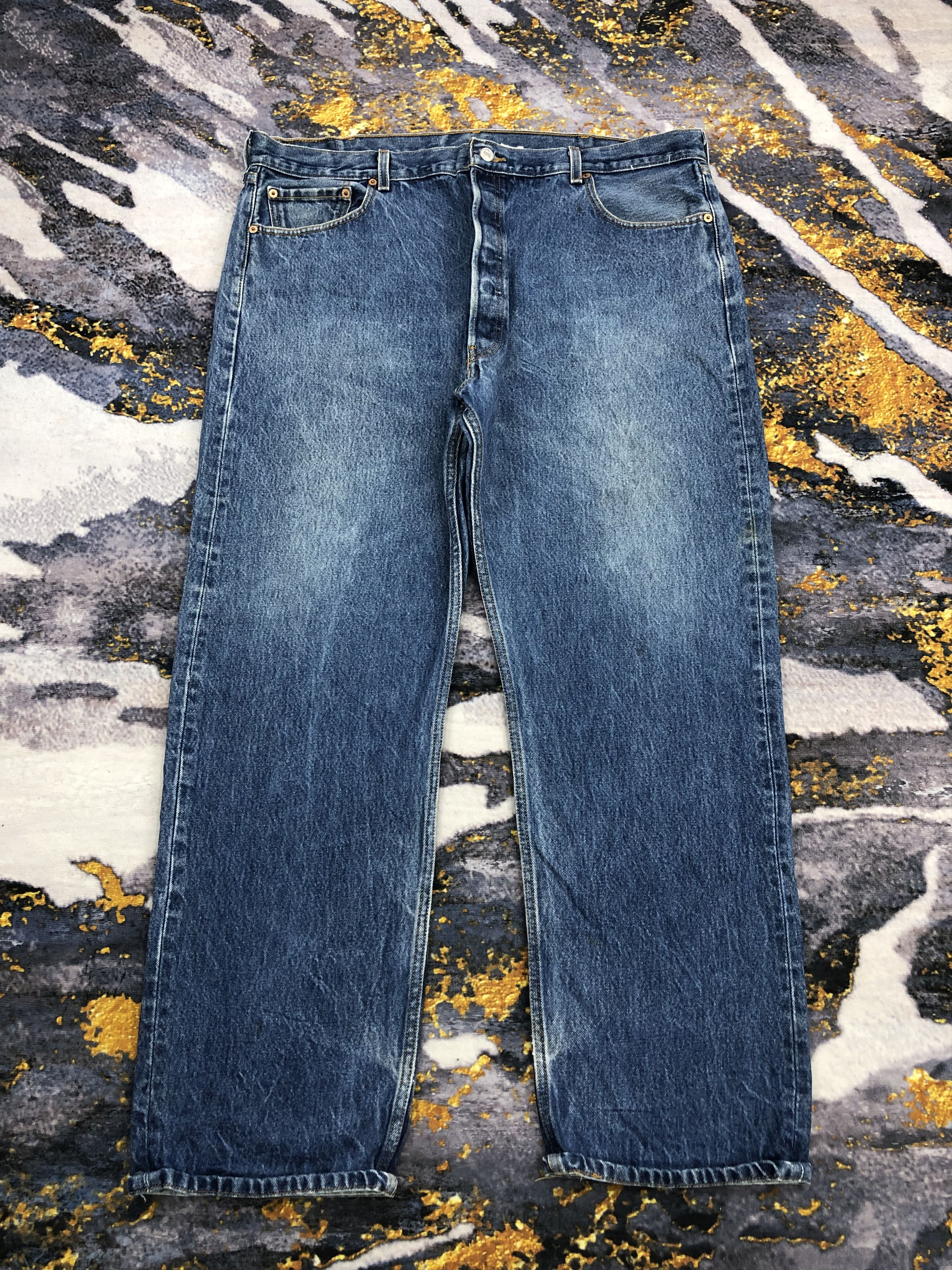 Levi's Vintage Levis 501xx Faded Blue Jeans DPP0179 Size US 41 - 1 Thumbnail