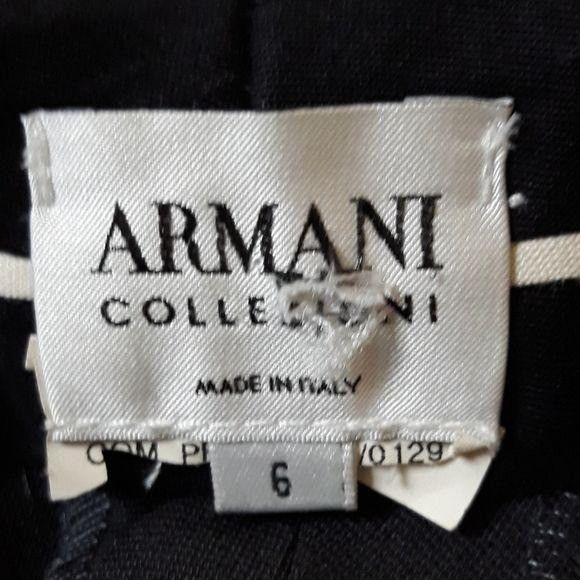 Armani Collezioni Dress Pants 6 Gray Flat Front High-rise St