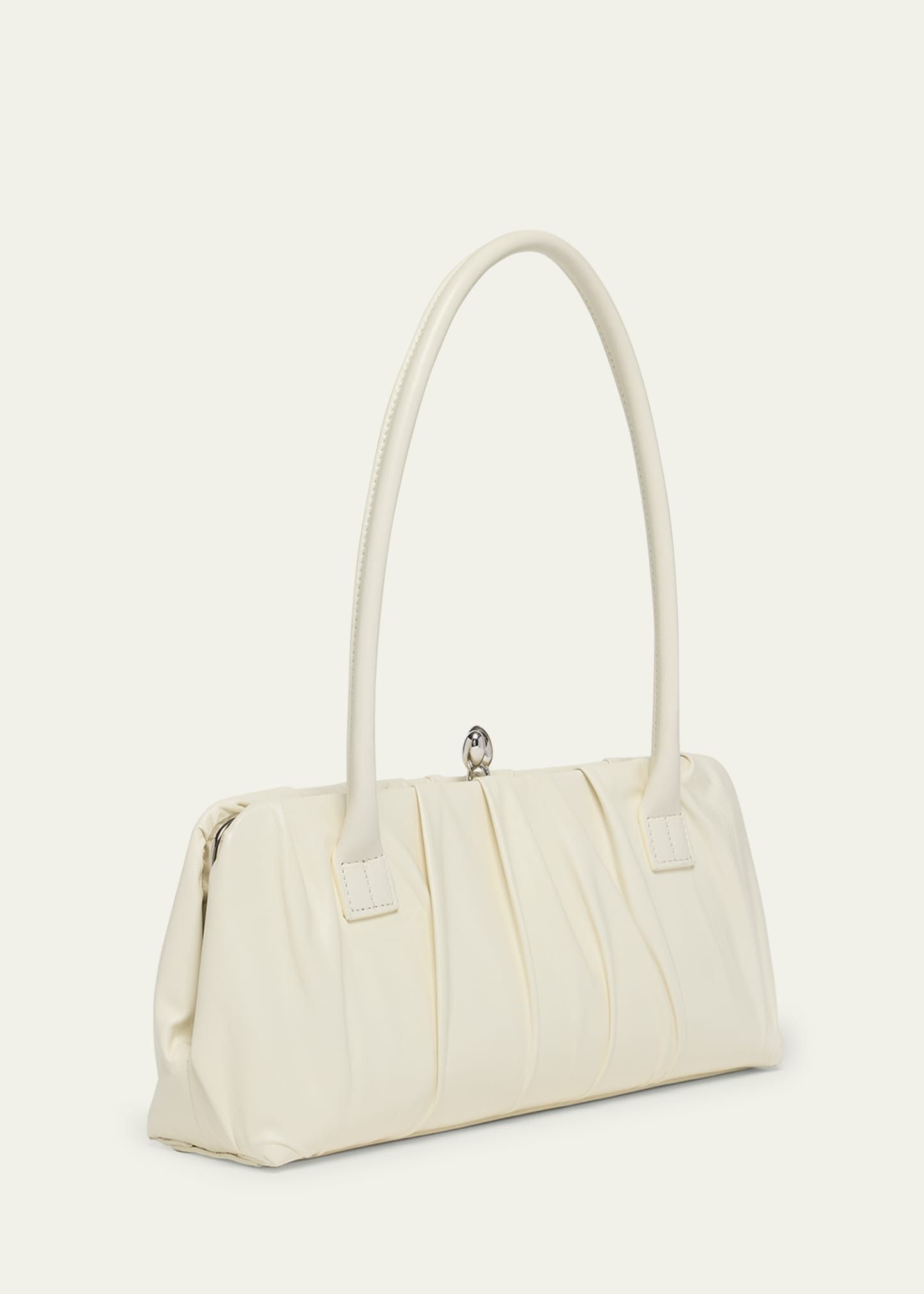 Jil Sander o1w1db10825 Size: OS / Small Pleated Calfskin Shoulder Bag Size ONE SIZE - 3 Thumbnail