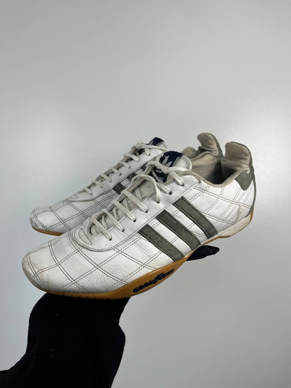 Adidas Adidas Tuscany Leather Shoes White Grey Mens Size 9 Size US 9 / EU 42 - 5 Thumbnail