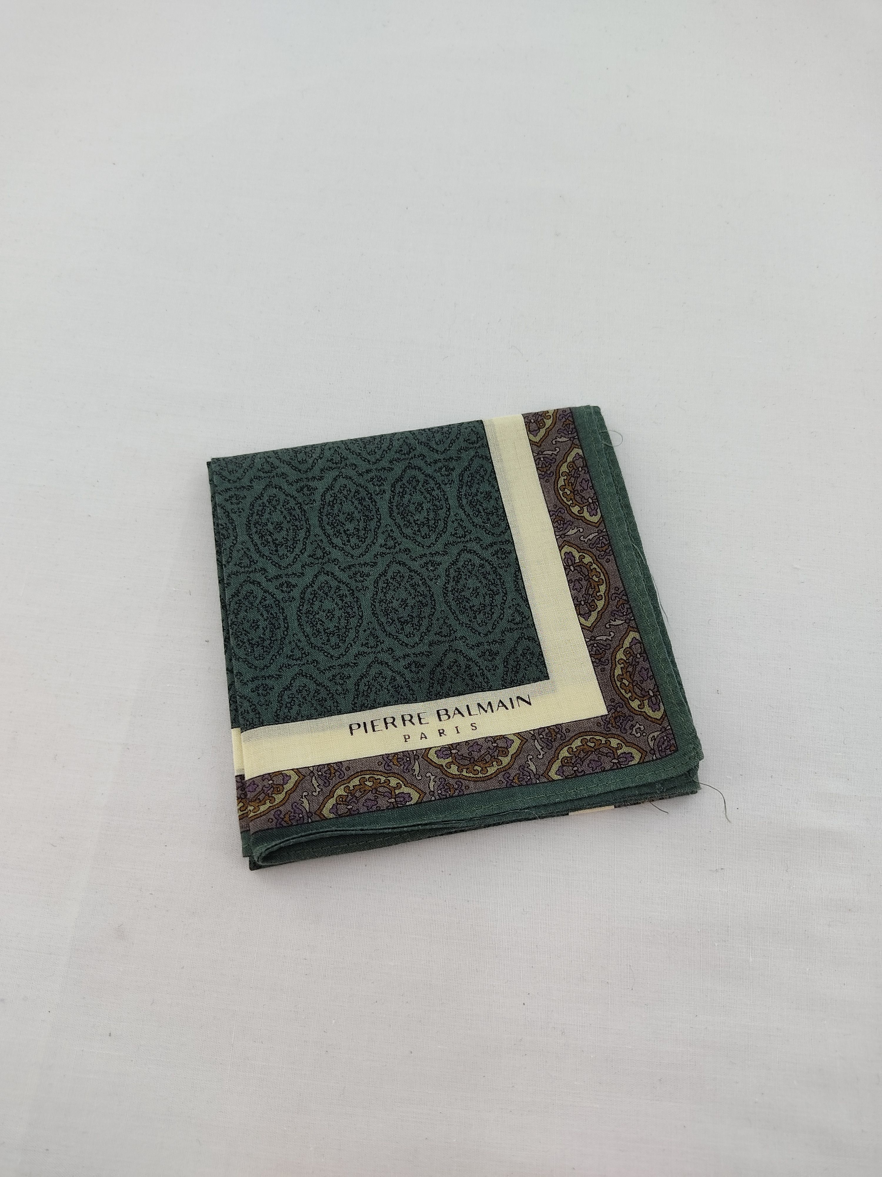 Pierre Balmain × Vintage Vintage Pierre Balmain Handkerchief / Neckwear / Bandana Size ONE SIZE - 2 Thumbnail