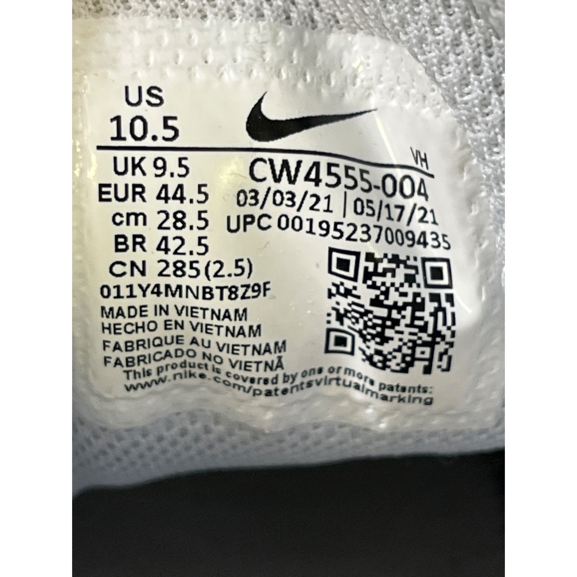 Nike Nike Air Max SC Mens White Low Top Sneakers Size 10.5 SKU 64 Size US 10.5 / EU 43-44 - 8 Thumbnail