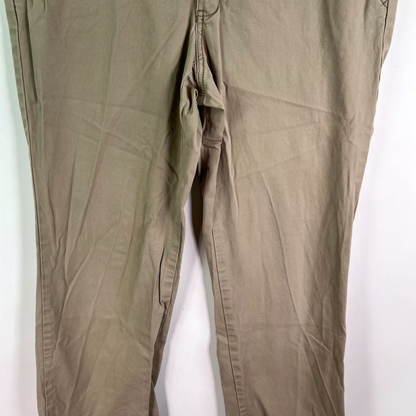 Eddie Bauer VINTAGE Eddie Bauer Chino Pants Straight Leg Woman Beige 12 Regular 36 Inseam 31" Sz 12 Twill Cotton Blend Stretch Size 34" / US 12 / IT 48 - 3 Thumbnail