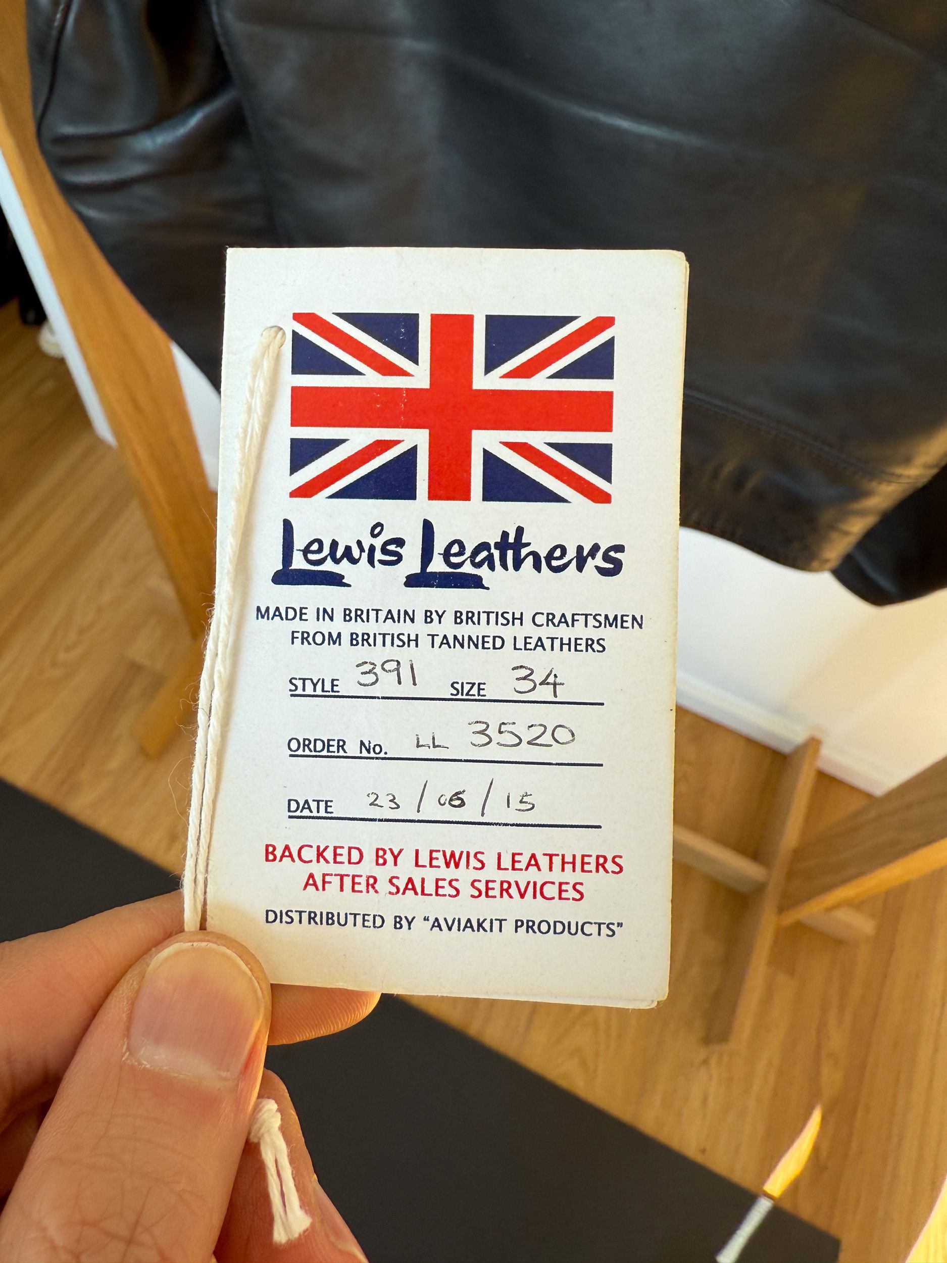 Lewis Leathers Lewis leather Lightning No. 391 (custom made) Size US S / EU 44-46 / 1 - 9 Thumbnail
