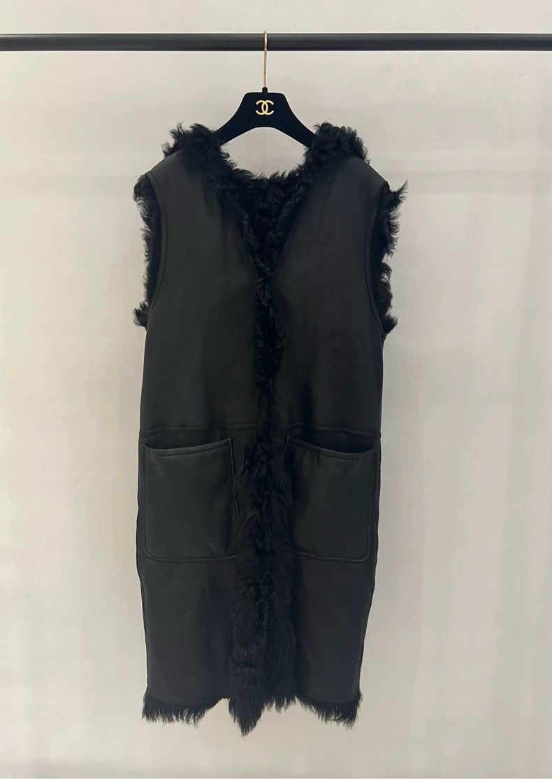 Givenchy Givenchy Hooded Fur Vest Mid-length Coat Size US M / EU 48-50 / 2 - 1 Thumbnail