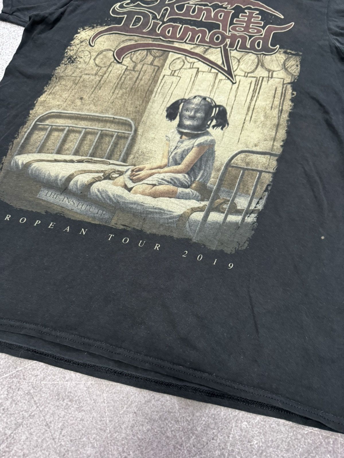 Band Tees 2019 KING OF DIAMOND T SHIRT BLACK METAL Tour Europe Size US M / EU 48-50 / 2 - 8 Thumbnail