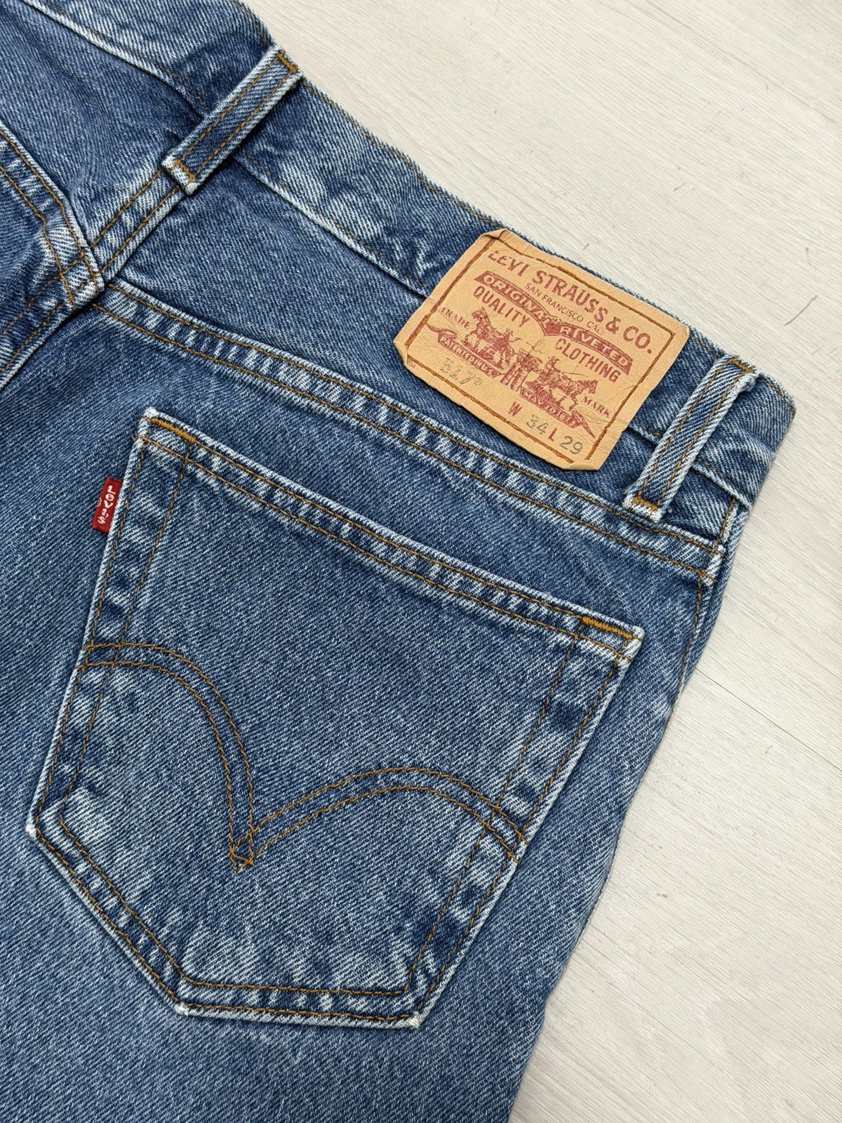 Levi's Vintage Levi's 517 Boot Cut Jeans 34x29 Size US 34 / EU 50 - 4 Thumbnail