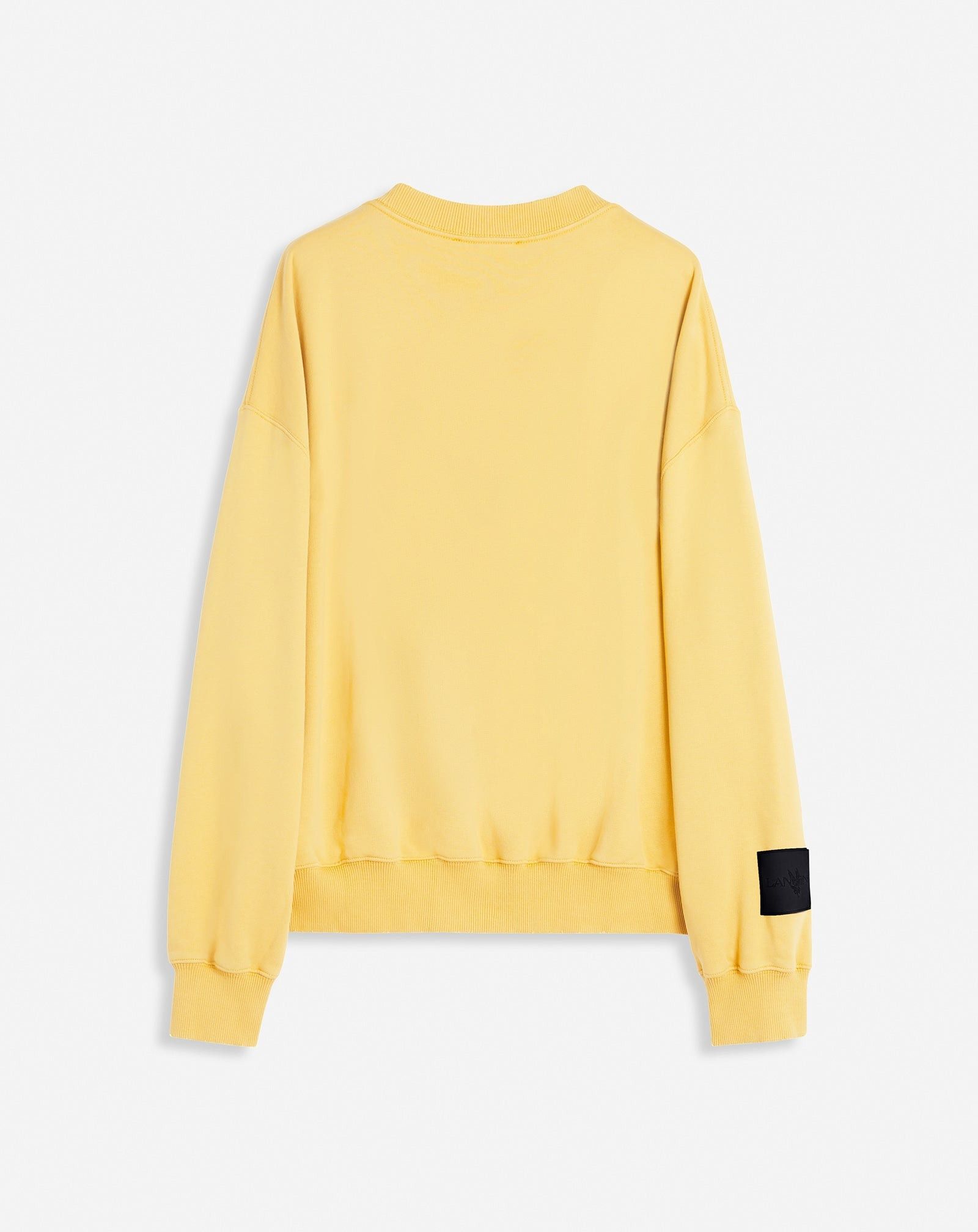 Lanvin o1mle0825 Unisex Loose Fit Printed Sweatshirt in Yellow Size US XL / EU 56 / 4 - 2 Thumbnail