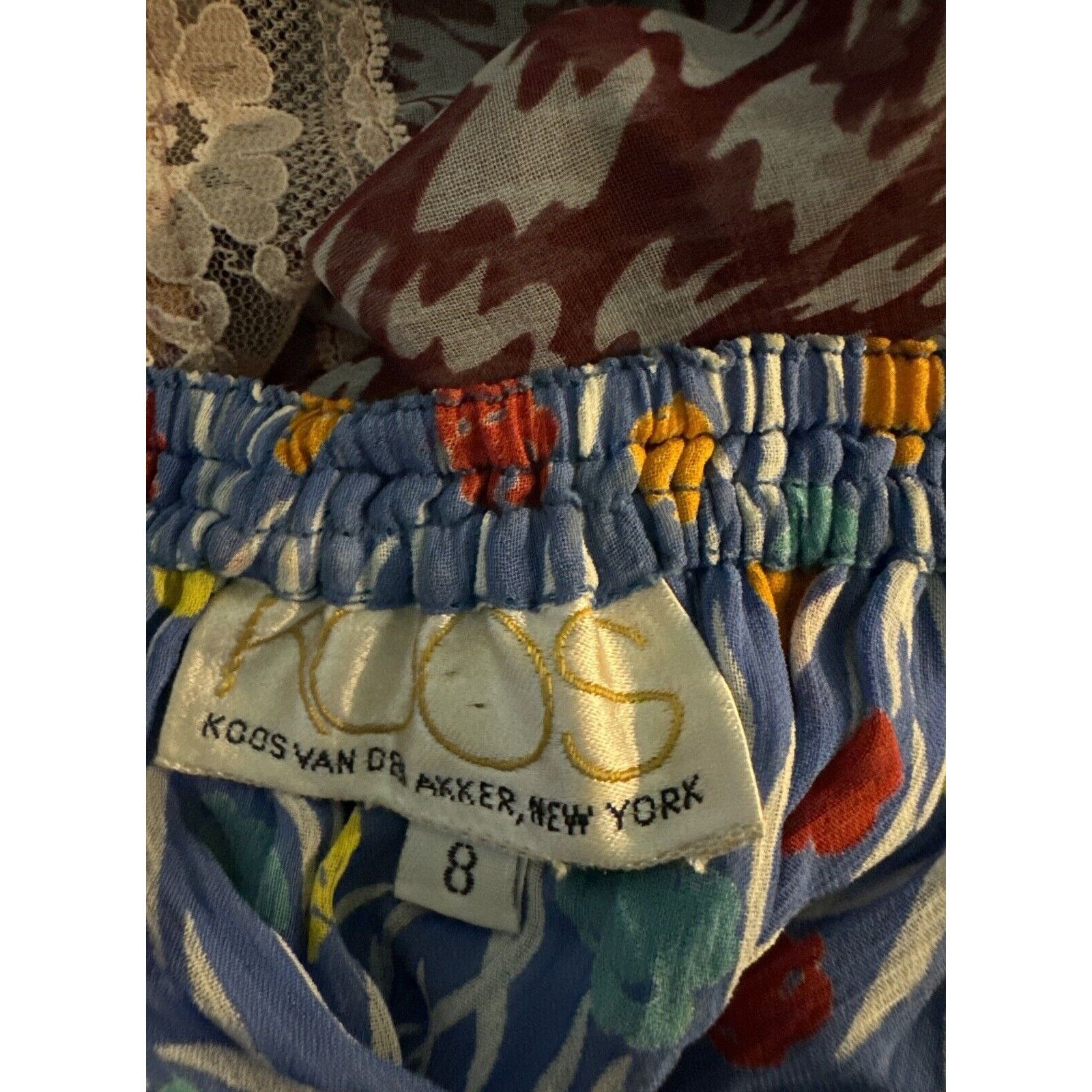 Other Koos Van Den Akker Skirt Vintage Tiered Patchwork, Rare Size 30" / US 8 / IT 44 - 4 Thumbnail