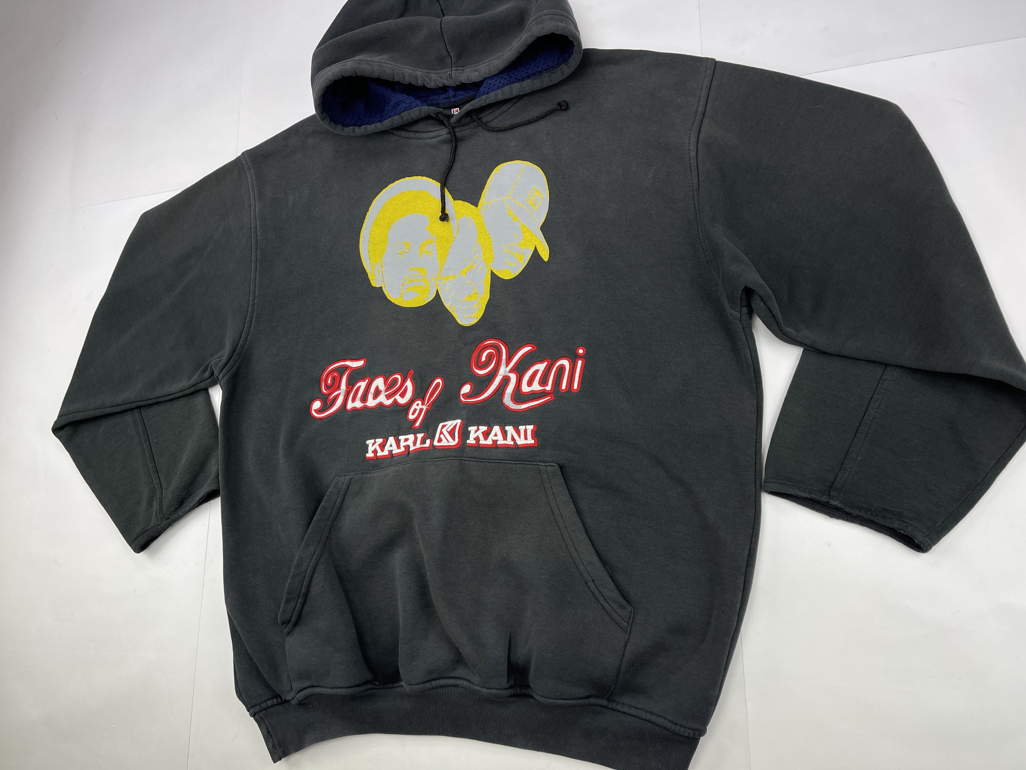 Karl Kani KARL KANI hoodie Faces of Kani vintage hip hop sweatshirt XL Size US XL / EU 56 / 4 - 9 Thumbnail