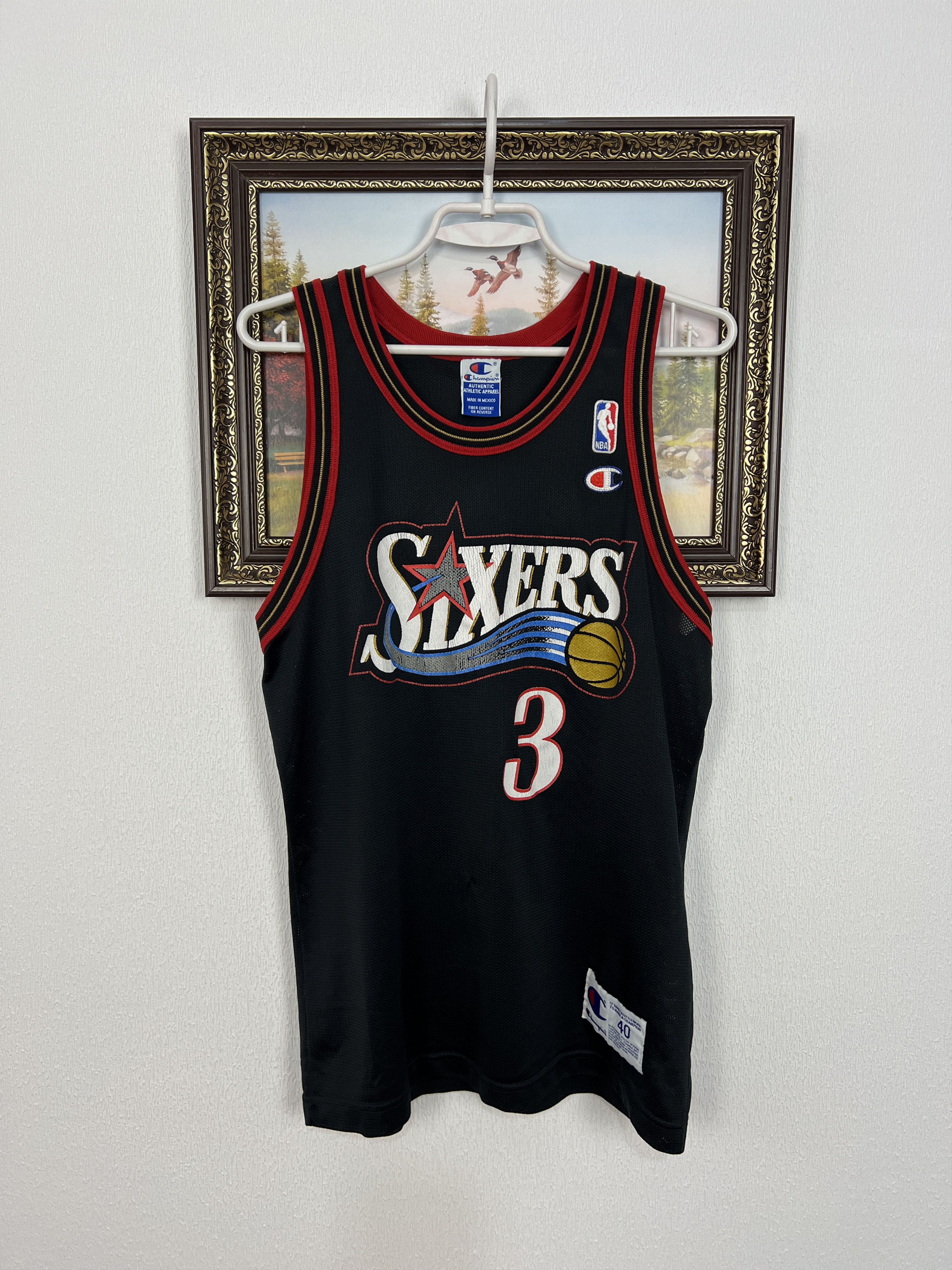 Champion Vintage 76ers Philadelphia Sixers Allen Iverson NBA Jersey Size US M / EU 48-50 / 2 - 1 Thumbnail