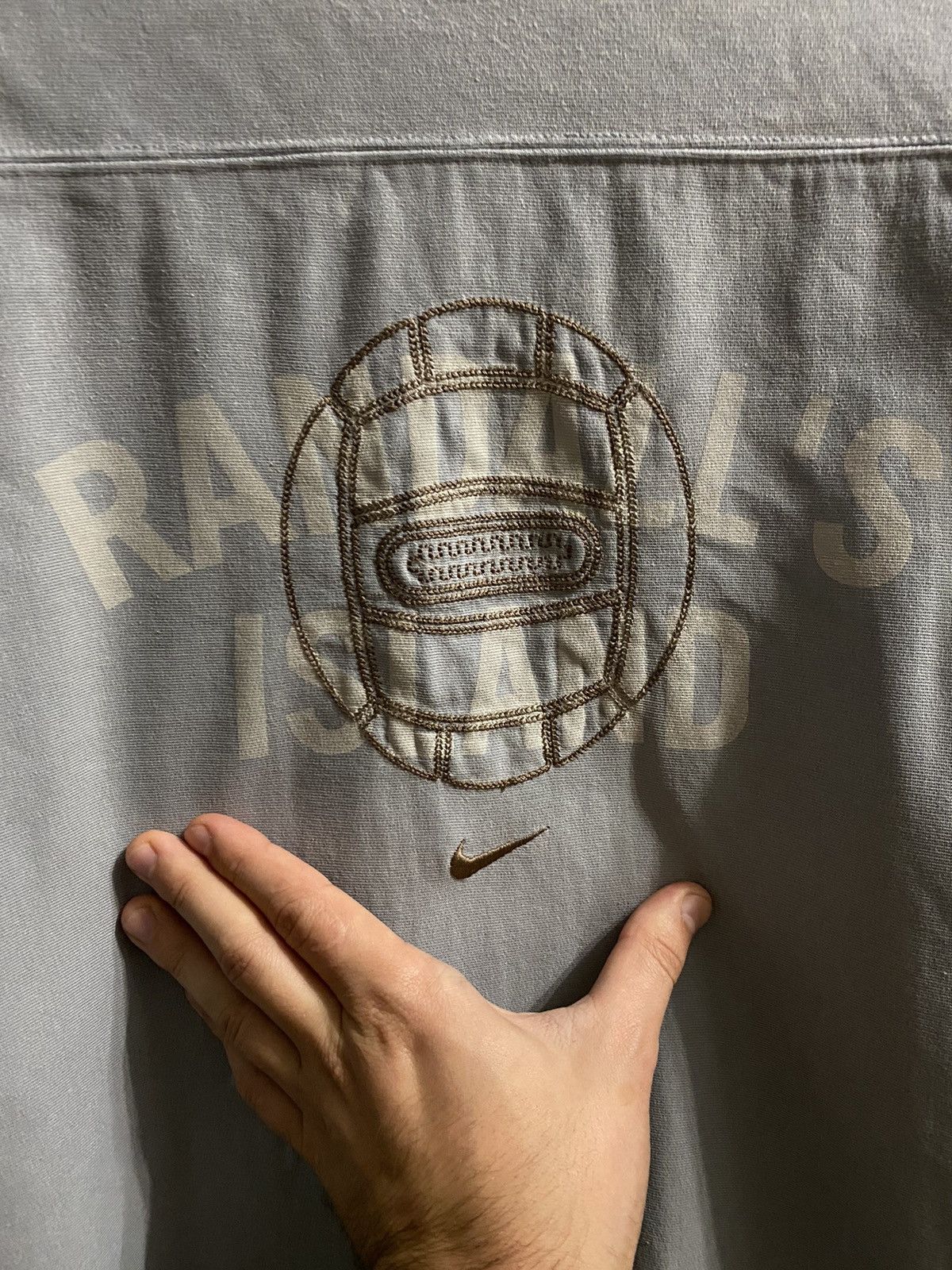 Vintage Rare Vintage Sweatshirt Nike Centr Logo Small swoosh Y2K Size US XL / EU 56 / 4 - 2 Thumbnail