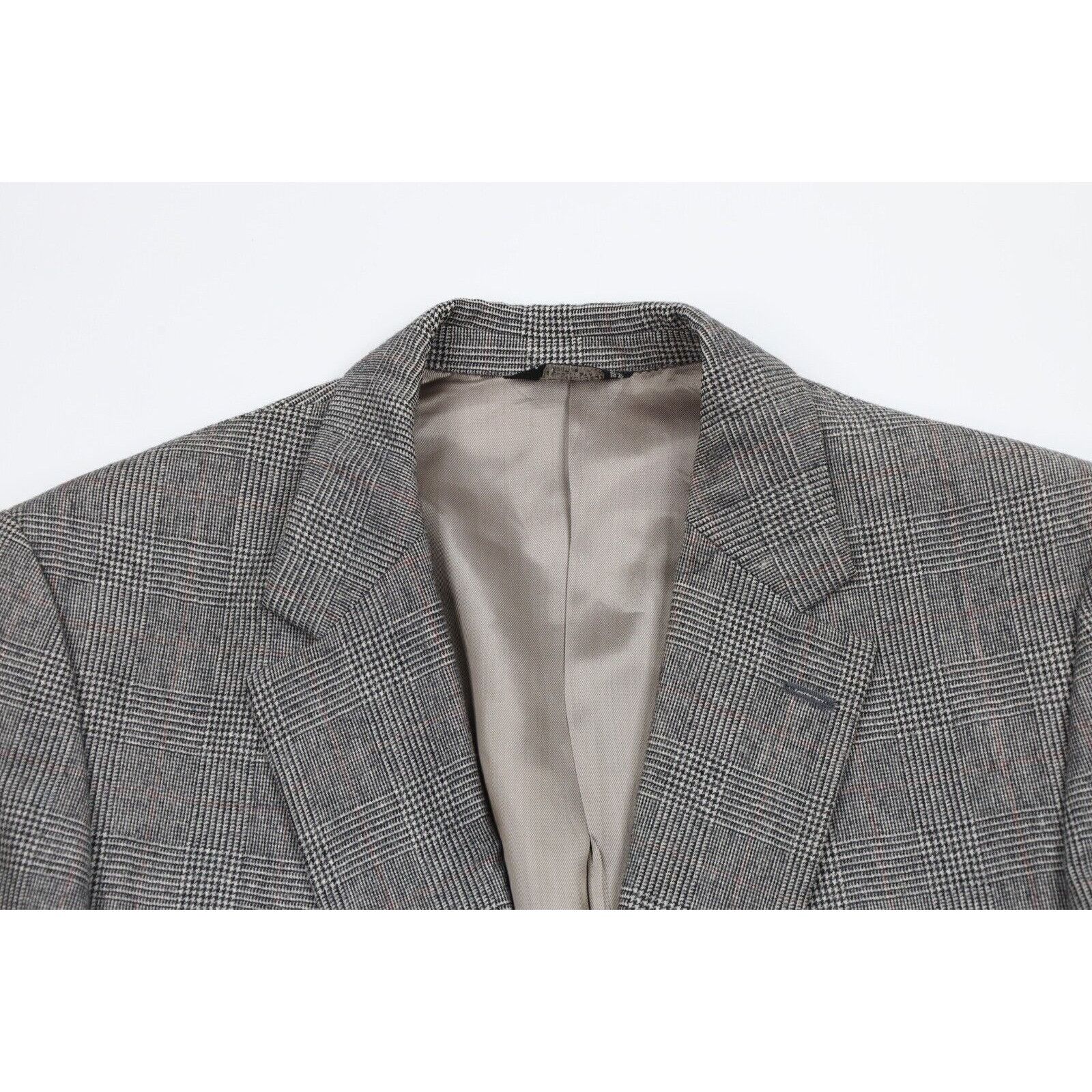 Vintage Vintage 70s Streetwear Wool Houndstooth 2 Piece Suit Size 44R - 3 Thumbnail
