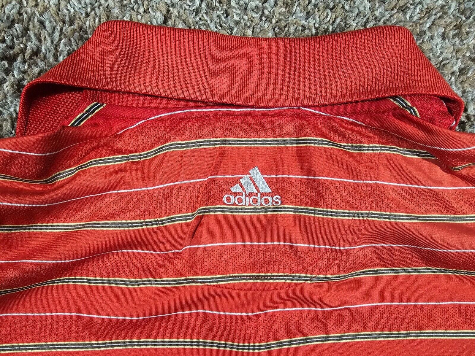 Adidas Adidas Polo Shirt Adult S Red Golf Performance Stretch 2008 Size US S / EU 44-46 / 1 - 7 Thumbnail