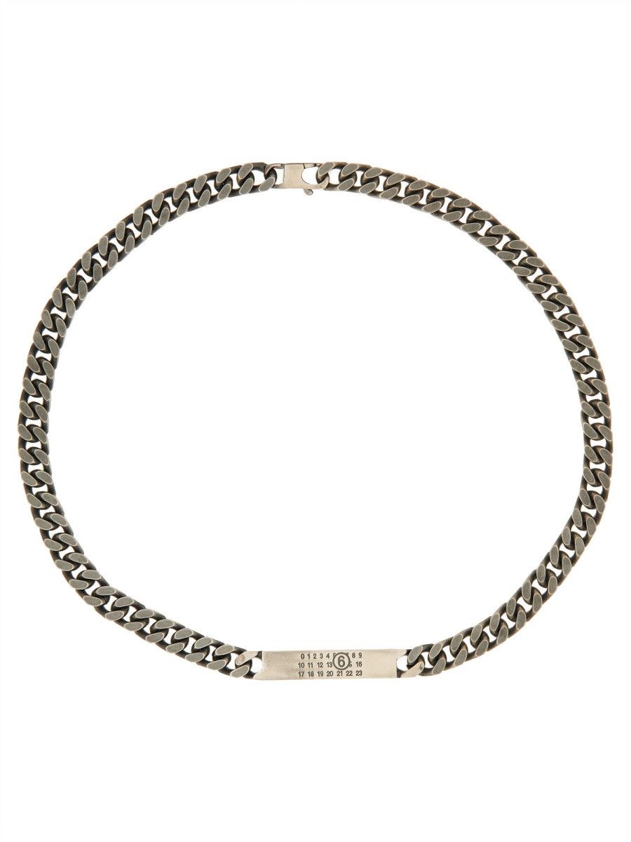 MM6 MM6 CHAIN NECKLACE - SILVER Size ONE SIZE - 1 Thumbnail