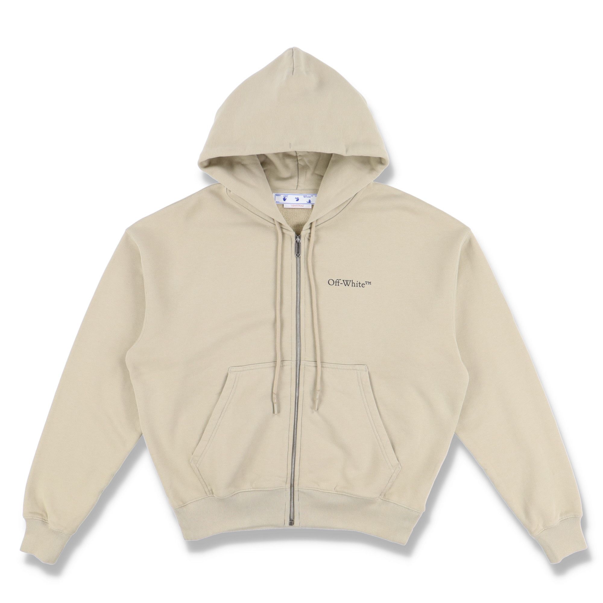 Off-White Sand Caravaggio Crowning Oversized Hoodie Size US XS / EU 42 / 0 - 5 Thumbnail