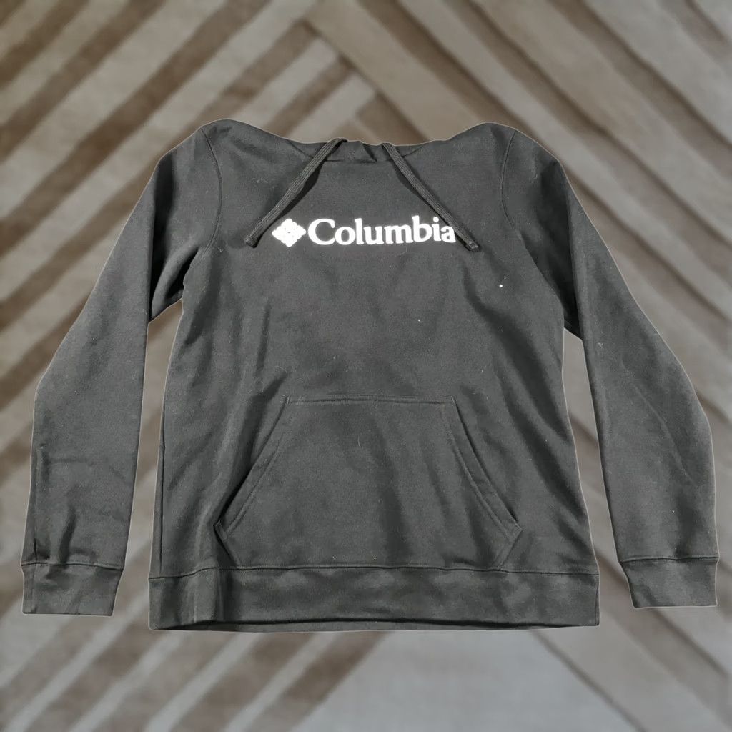 Logo 7 VINTAGE? No — Columbia Trek Graphic Hoodie Womens M Black Logo Sweatshirt AL9594-009 NWT Size M / US 6-8 / IT 42-44 - 1 Thumbnail