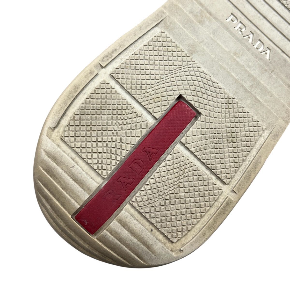 Prada Prada Sport White Red Leather Slides Sandals Men's Custom Size US 9.5 / EU 42-43 - 8 Thumbnail
