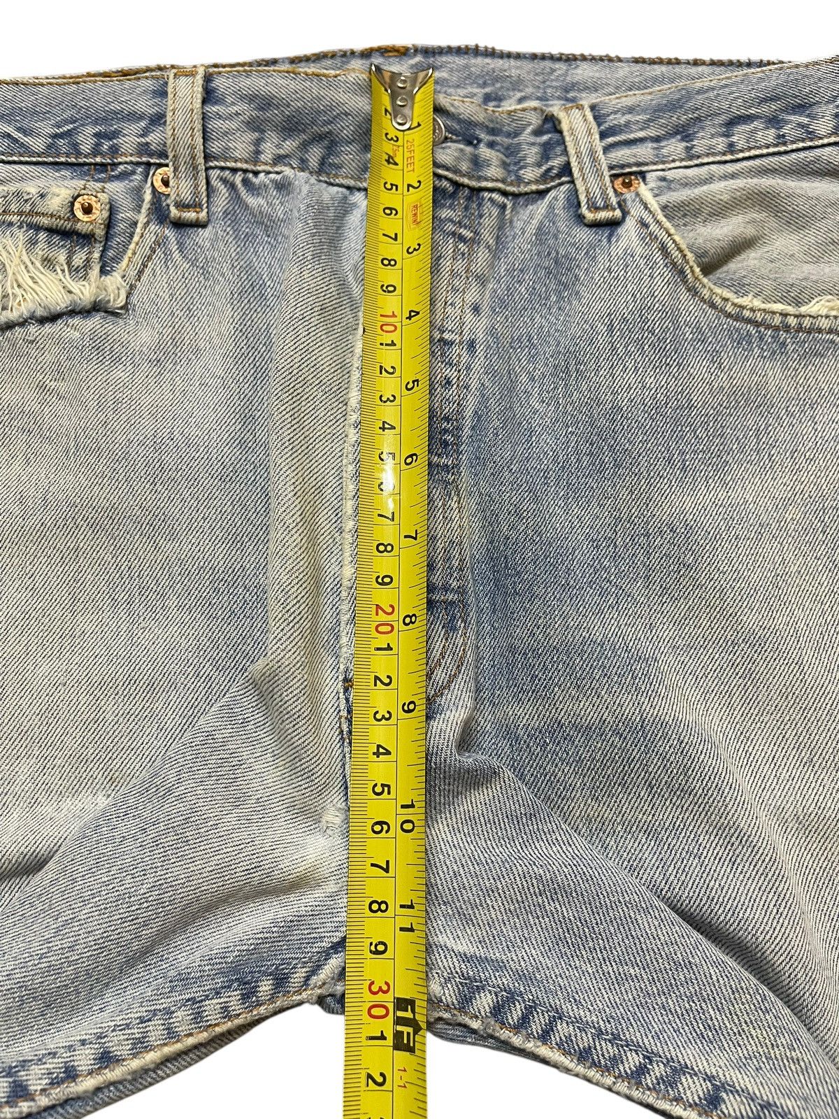 Levi's Vintage 90s Levis 501 Faded Wash Distressed Style Jeans Size US 32 / EU 48 - 15 Thumbnail