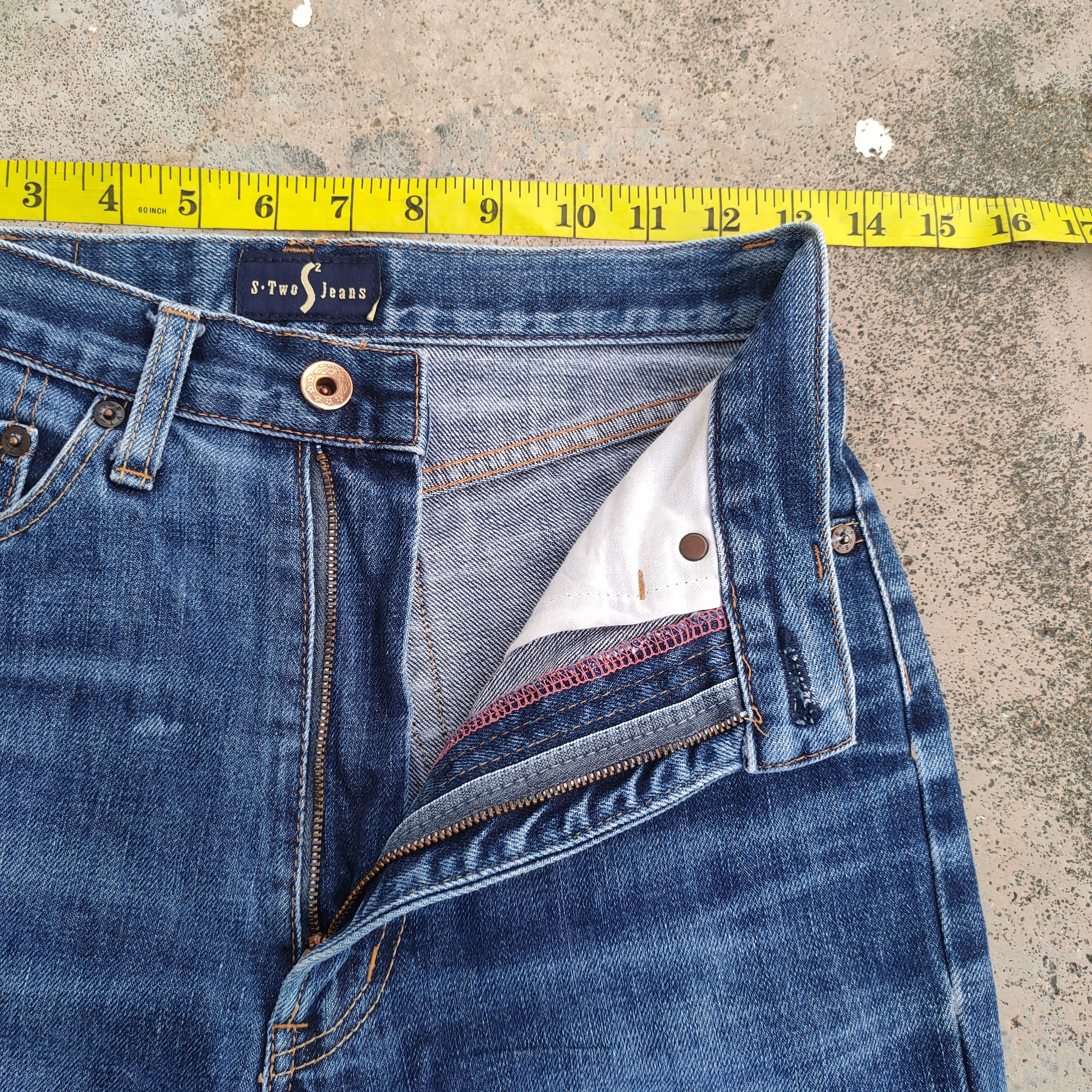 Japanese Brand VINTAGE JAPANESE FLARE JEANS DENIM PANTS Size US 26 / EU 42 - 7 Thumbnail