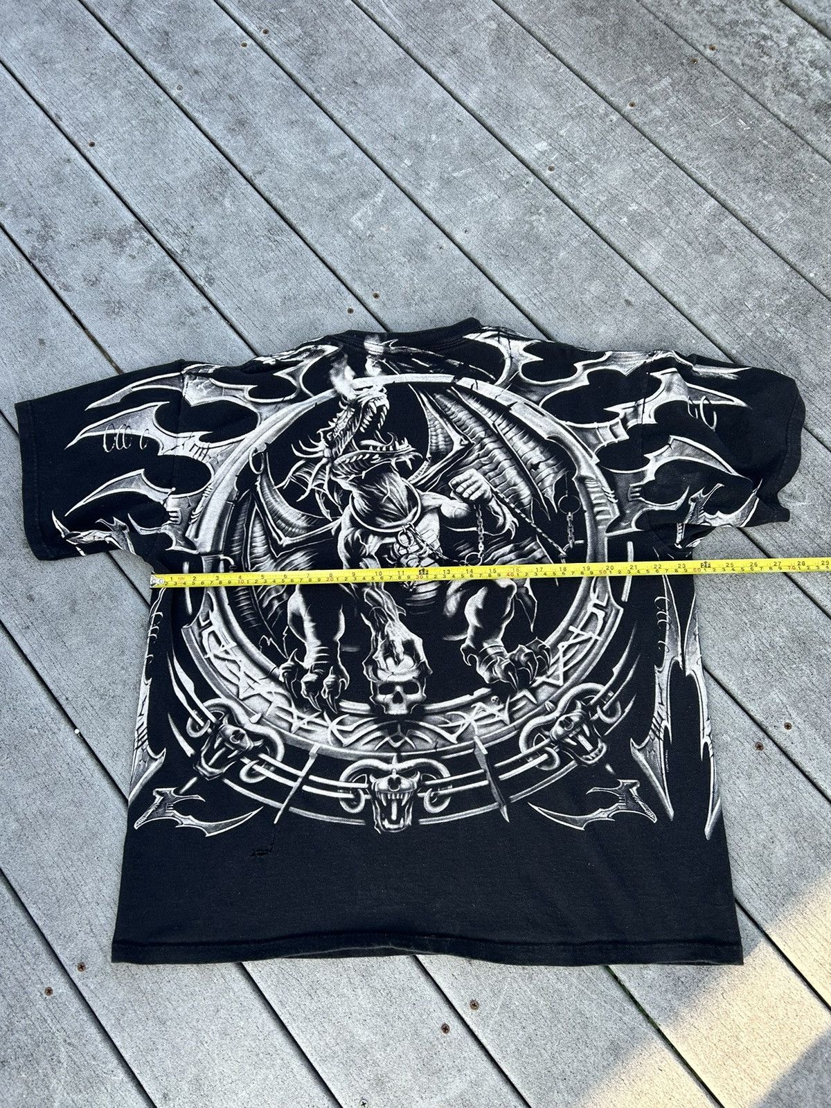Affliction × JNCO × Vintage Y2K Affliction style Dragon AOP shirt Size US M / EU 48-50 / 2 - 4 Thumbnail