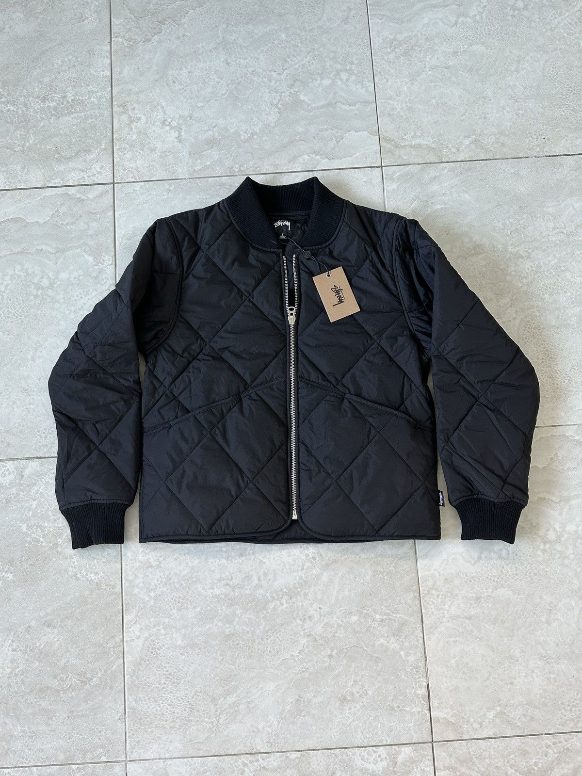Stussy Stussy Dice Quilted Liner Bomber Jacket Size US S / EU 44-46 / 1 - 3 Thumbnail