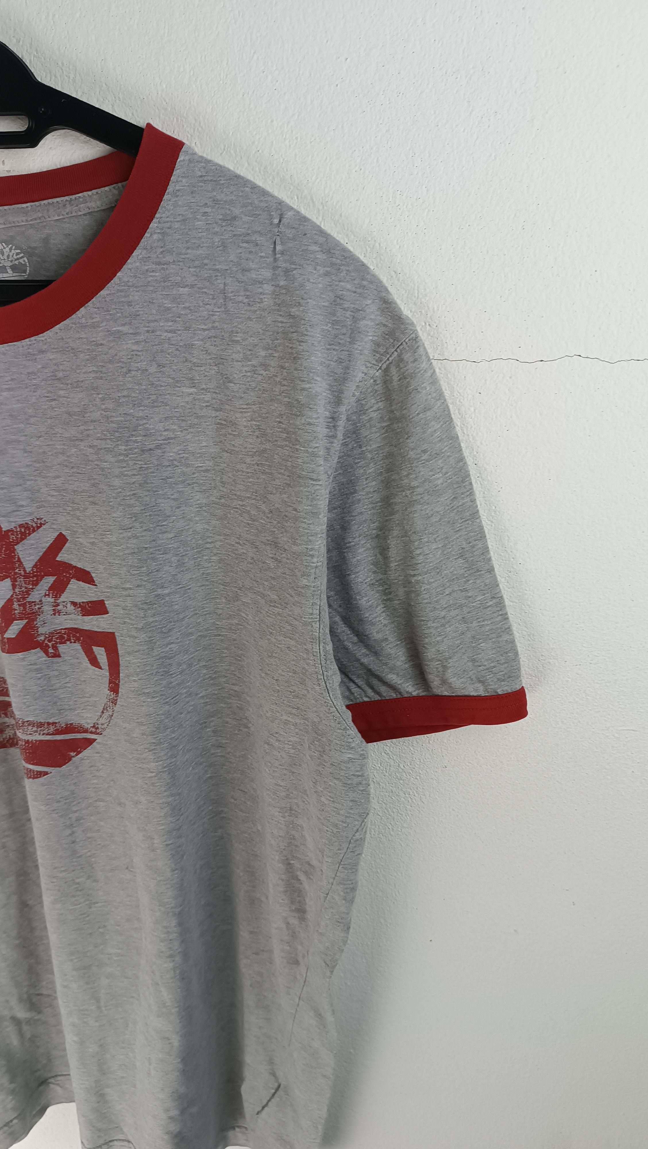 Timberland VINTAGE TIMBERLAND RINGER CLASSIC LOGO TEE HIPHOP RAP Y2K Size US L / EU 52-54 / 3 - 7 Thumbnail