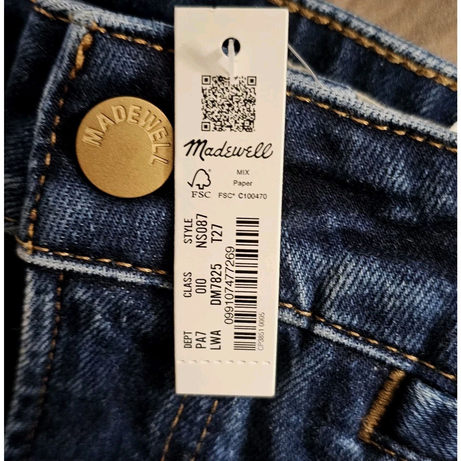 Madewell Madewell Tall Curvy Emmett Wide Welt Pocket Edition 27 Size 27" / US 4 / IT 40 - 7 Thumbnail
