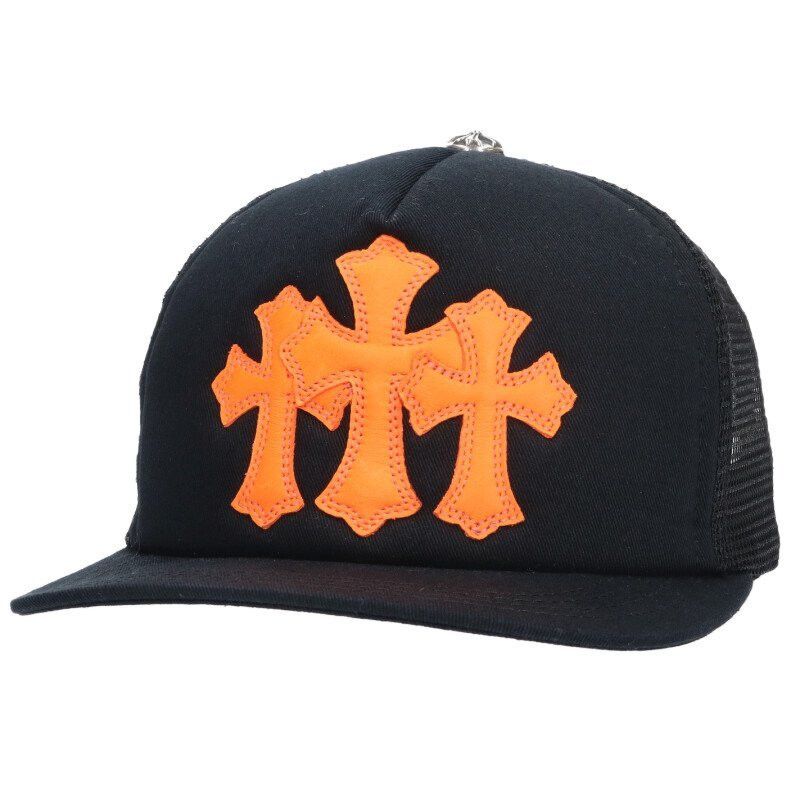 Chrome Hearts Chrome Hearts Cemetery Leather Patch Trucker Cap Size ONE SIZE - 1 Thumbnail