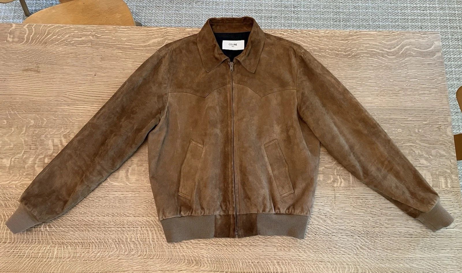 Celine Celine Brown Suede Western Jacket NWT - 52 - SS19 Slimane Size US L / EU 52-54 / 3 - 8 Thumbnail