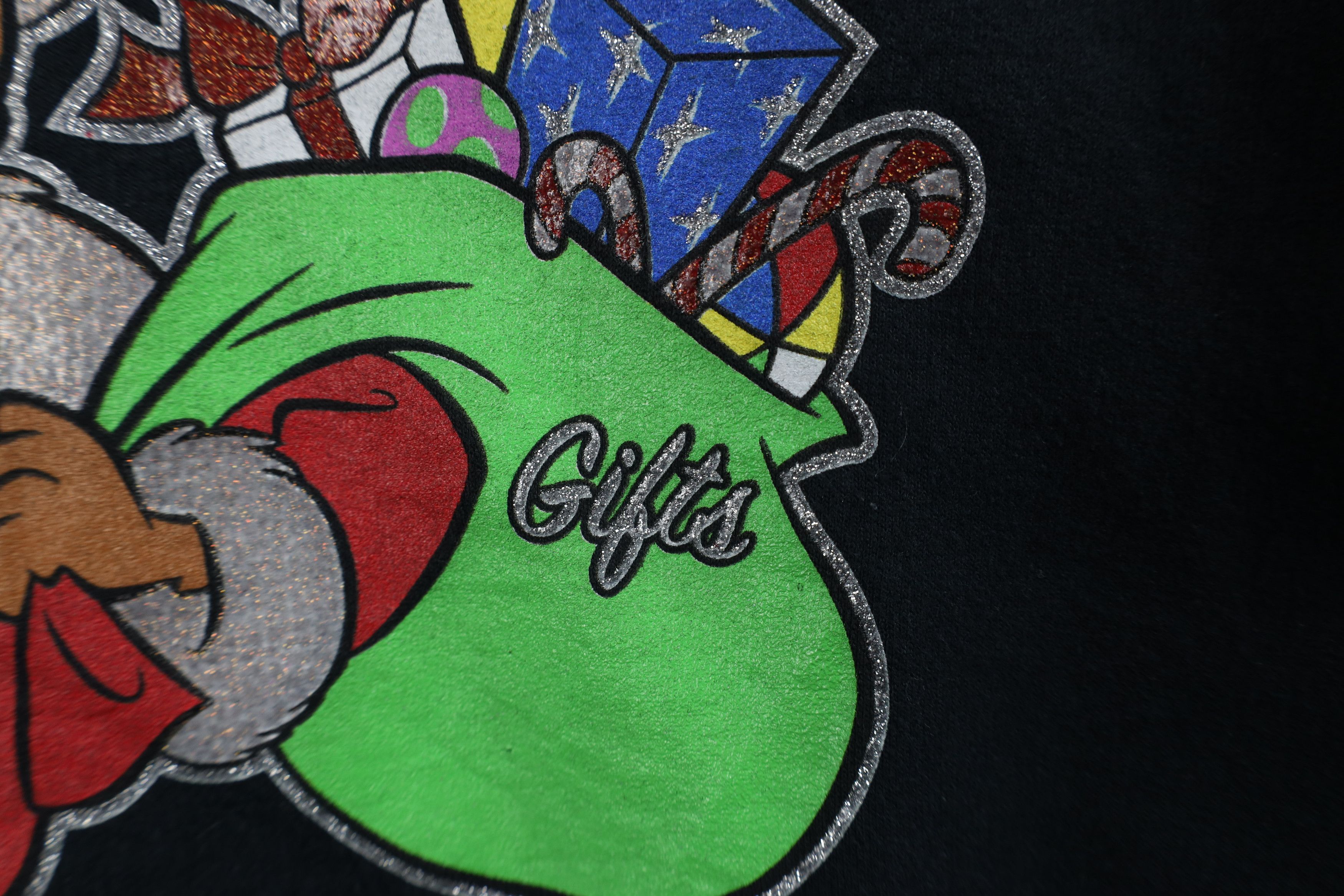 Vintage Vintage 90s Scooby Doo Santa Claus Christmas Sweatshirt Size L / US 10 / IT 46 - 5 Thumbnail